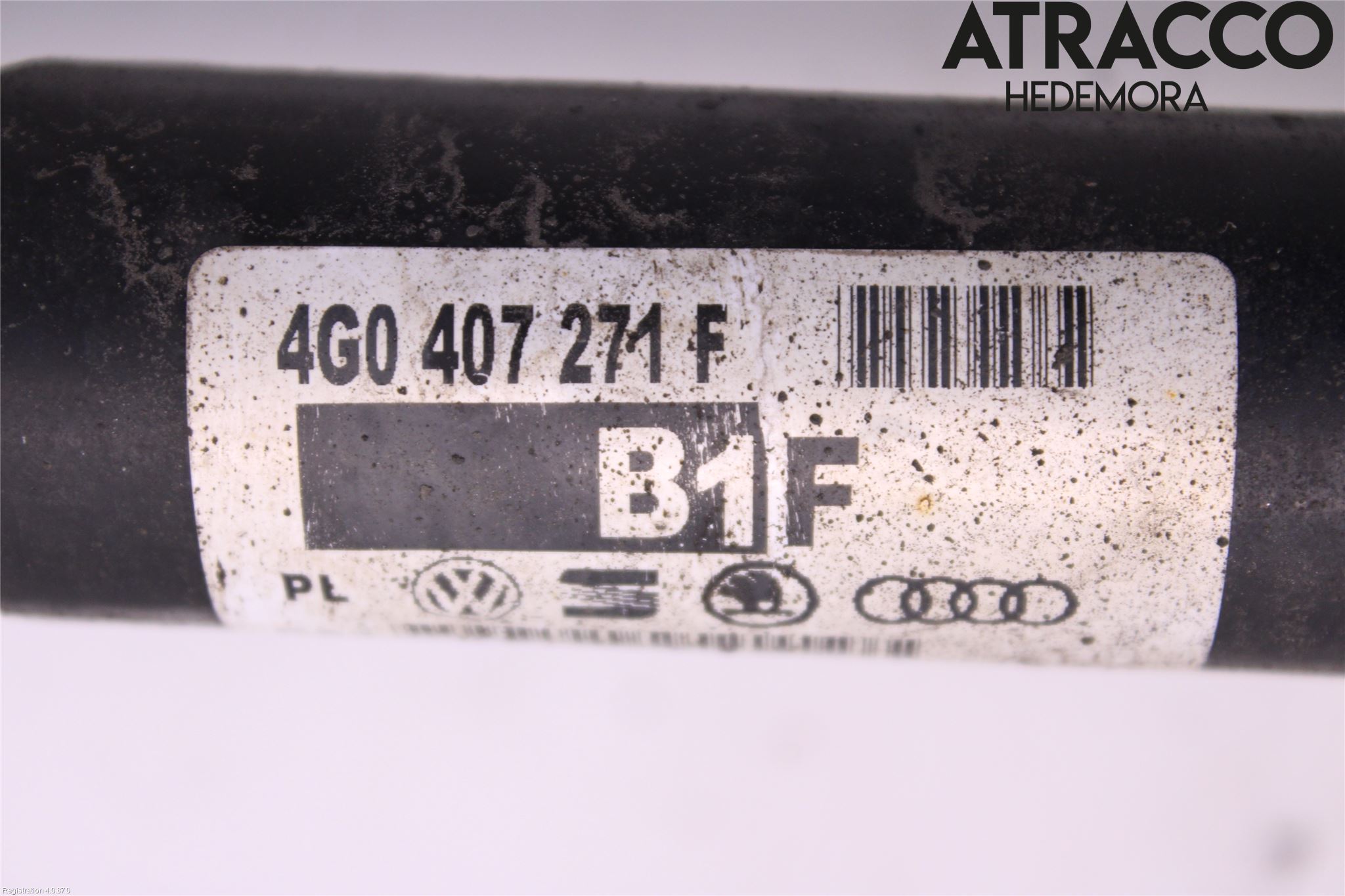Audi A6 ALLROAD 12-18 Drivaxel Fram Vänster