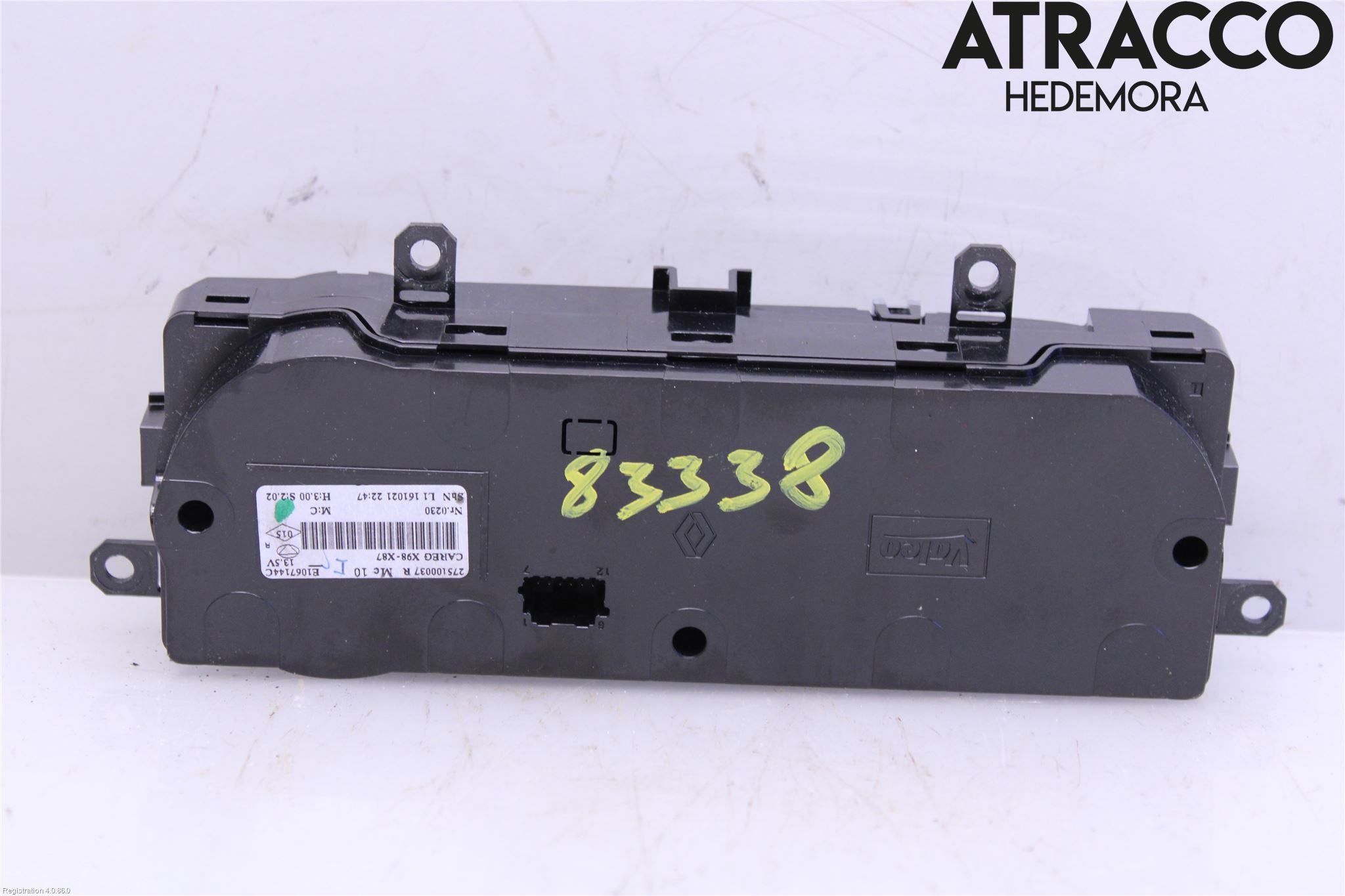 Renault CAPTUR 13-19 Ac Styrenhet Ac Manöveren