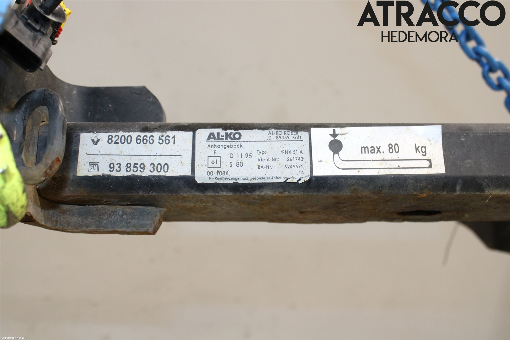 Opel VIVARO 01-14 Dragkrok