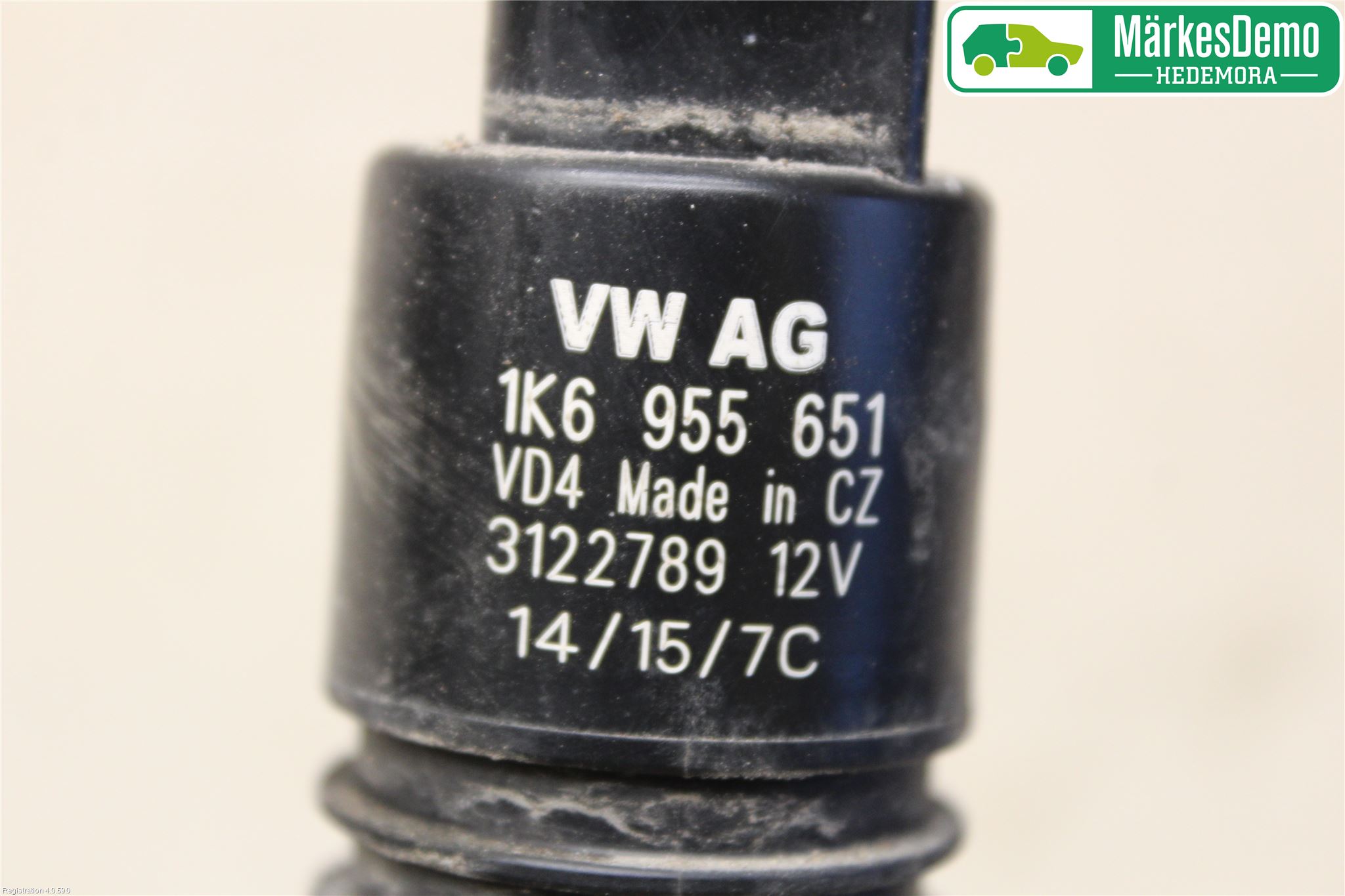Volkswagen VW PASSAT 15-19 Spolarpump Vindruta