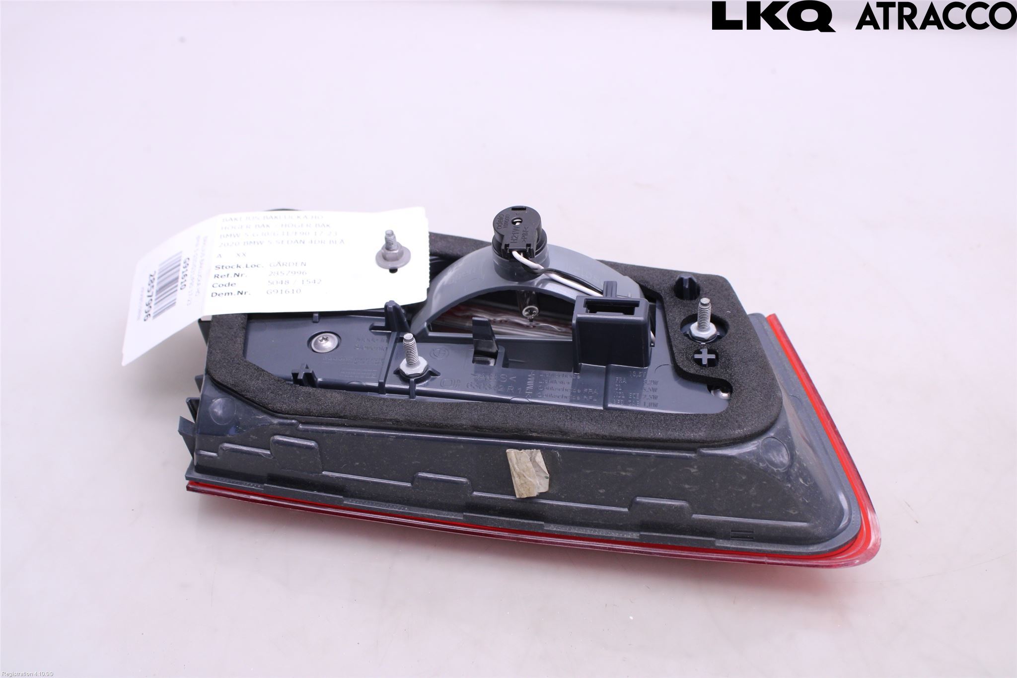 BMW 5 G30/G31/F90 17-23 Bakljus Lucka Hö