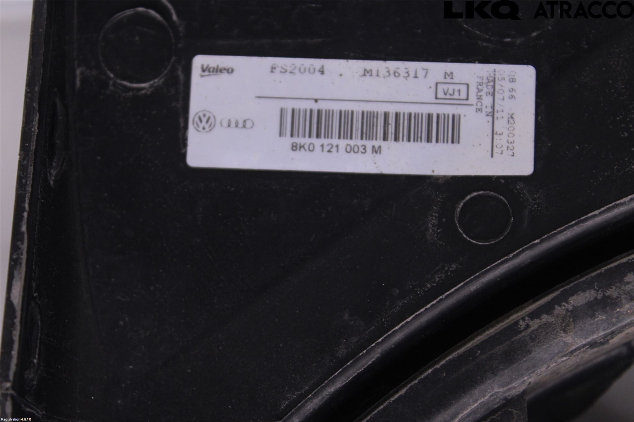 Audi A4/S4 08-11 Kylfläkt El