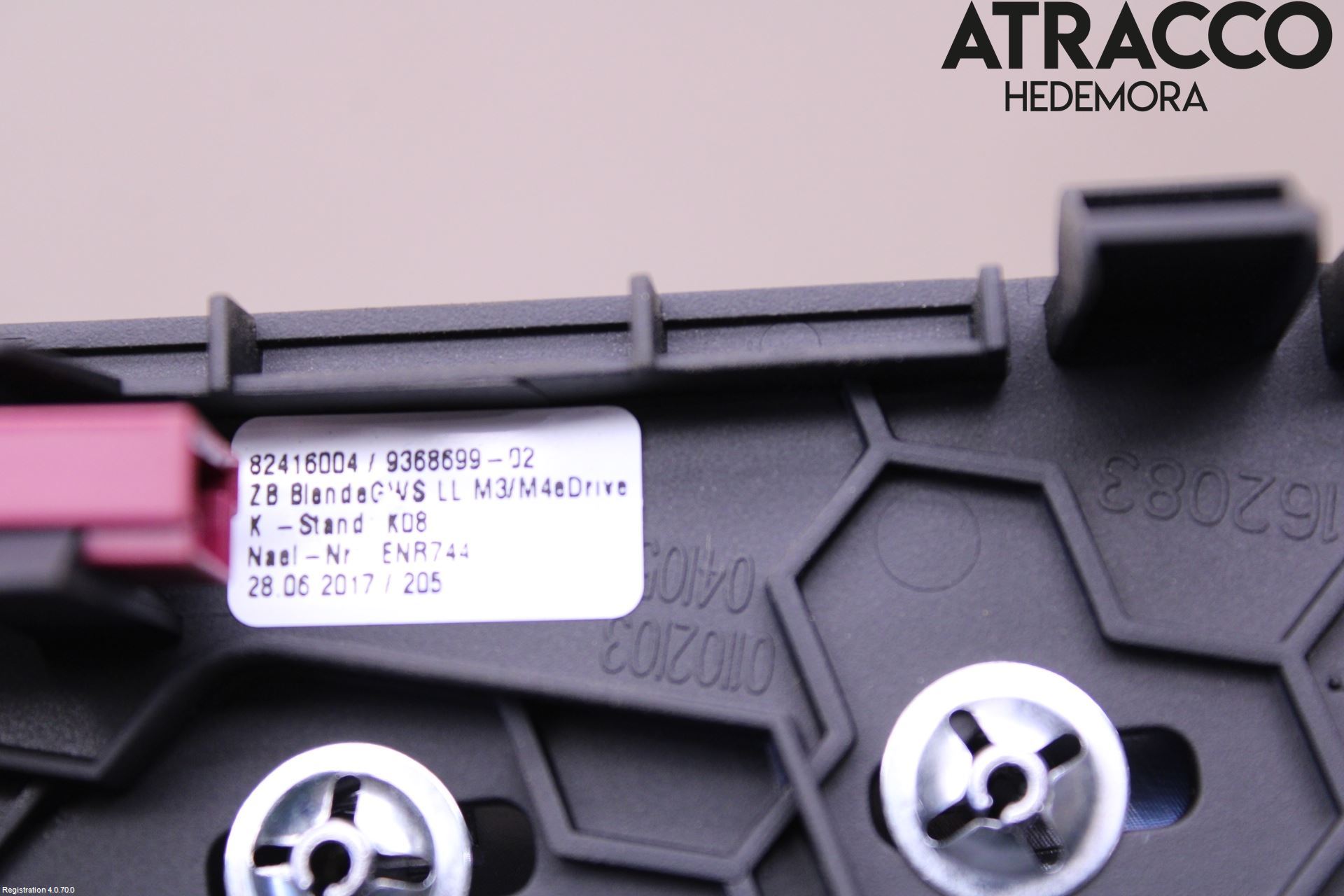 BMW 3 F30/F31/F80 12-19 Inredning Sarg Växelspak