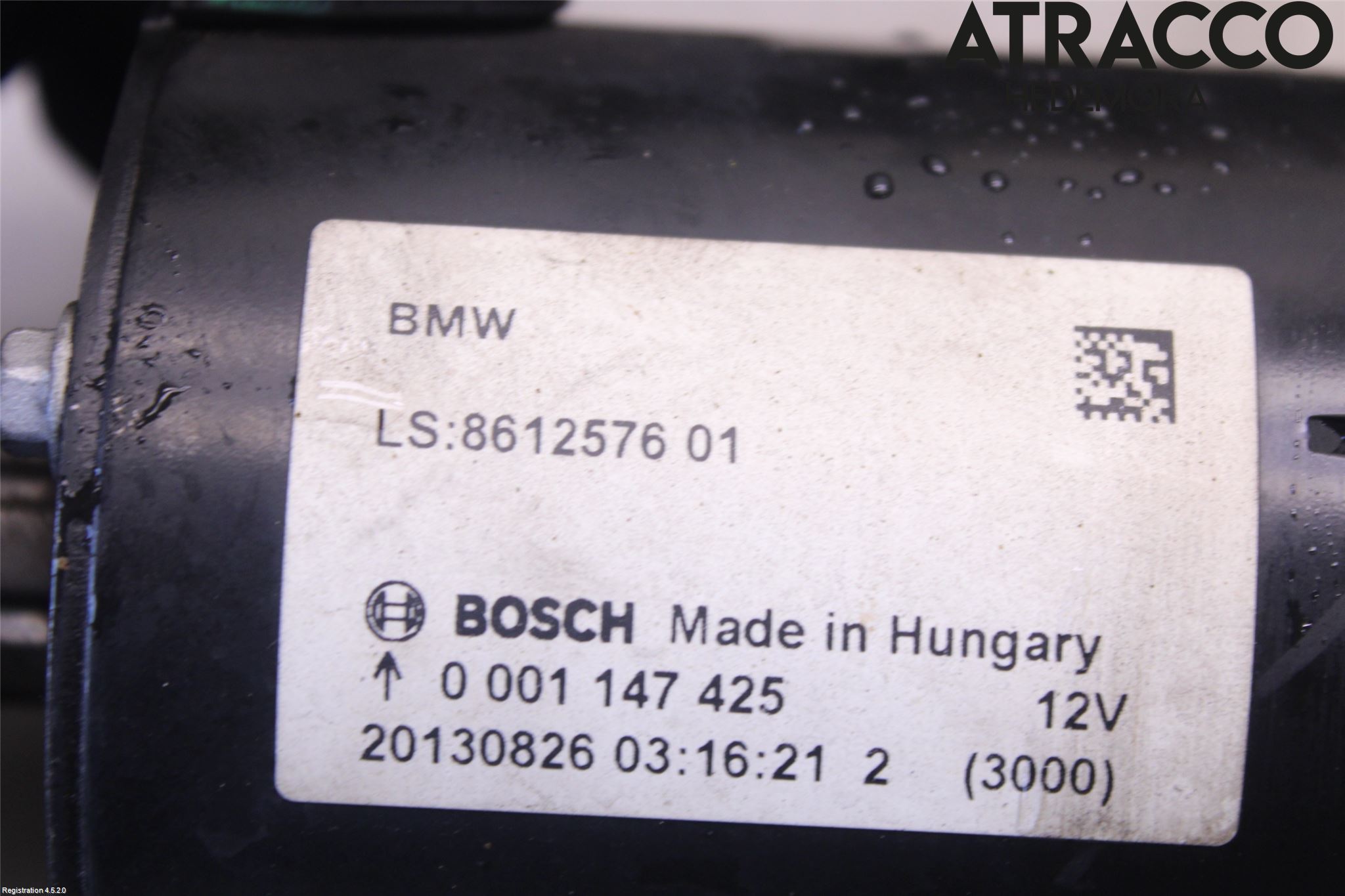 BMW 5 F10/F11/F18 09-17 Startmotor