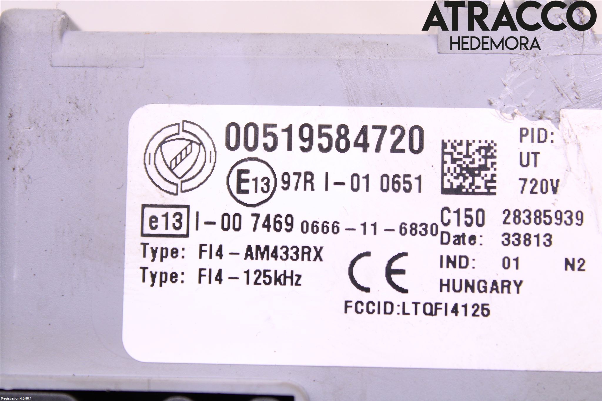 Fiat PANDA 12- Säkringsdosa-Elcentral