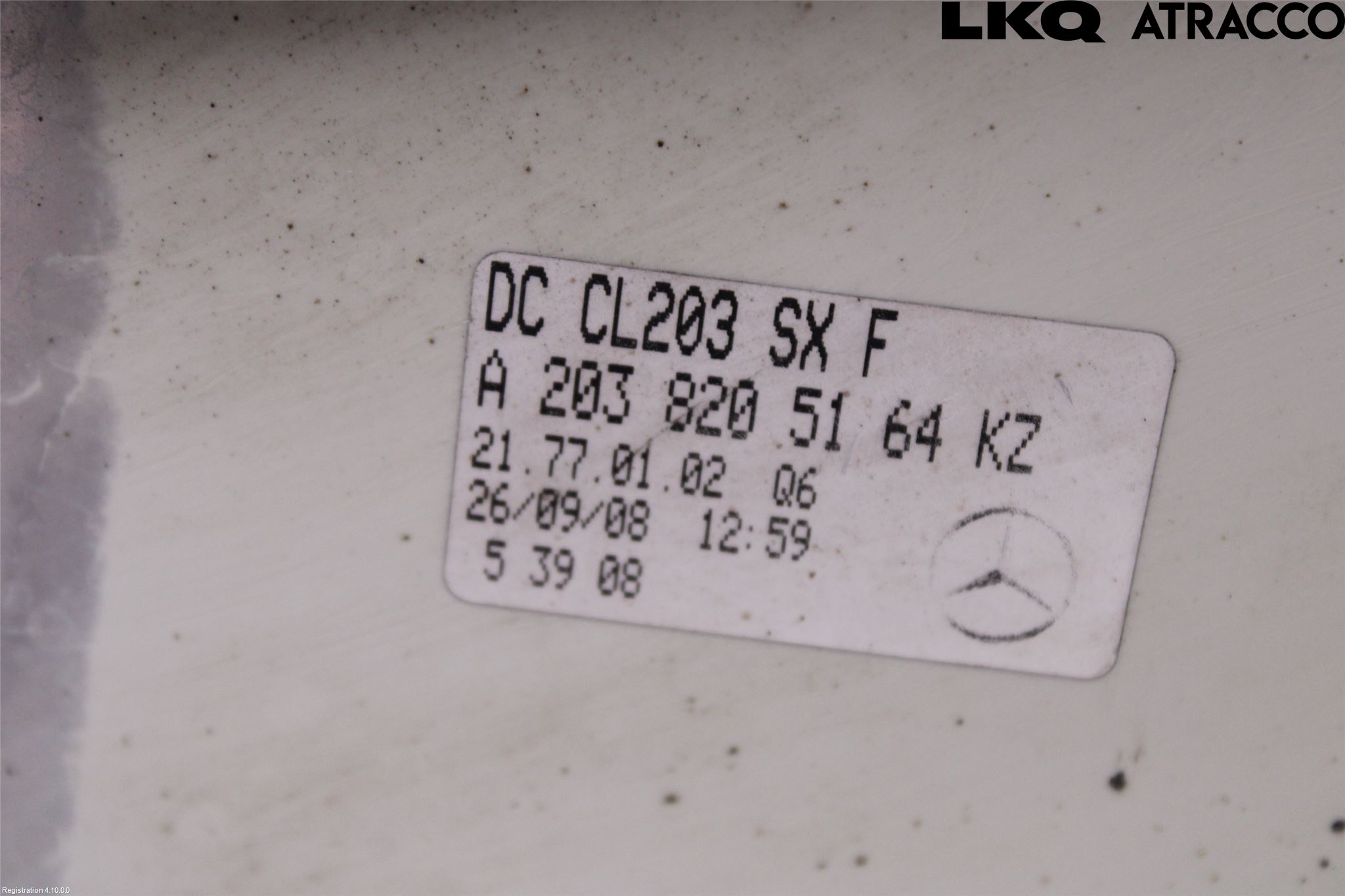 Mercedes-Benz MB CLC-KLASS (CL203) 08-11 Bakljus Höger