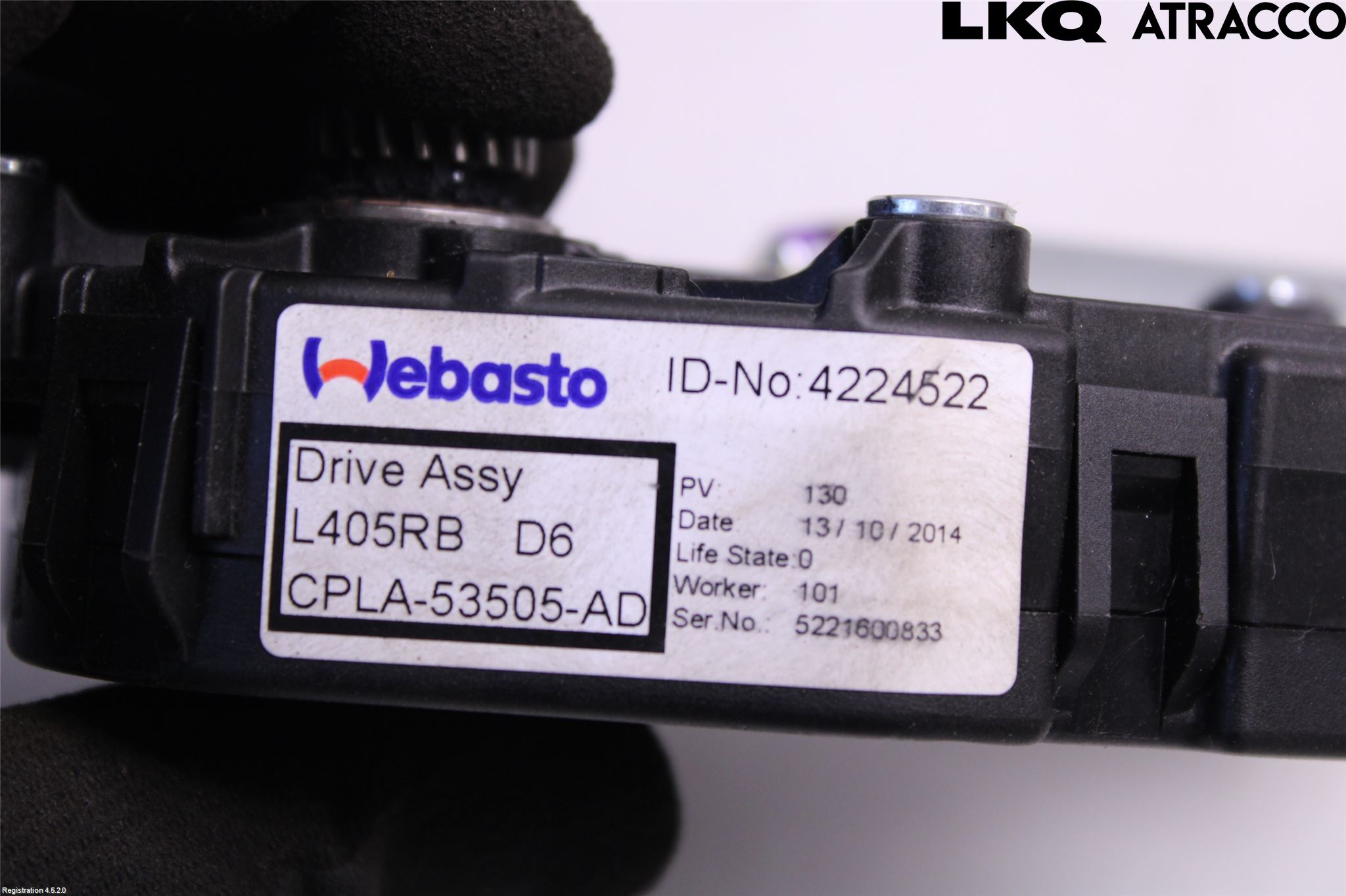 Landrover RANGE ROVER (L405) 13-21 Taklucksmotor