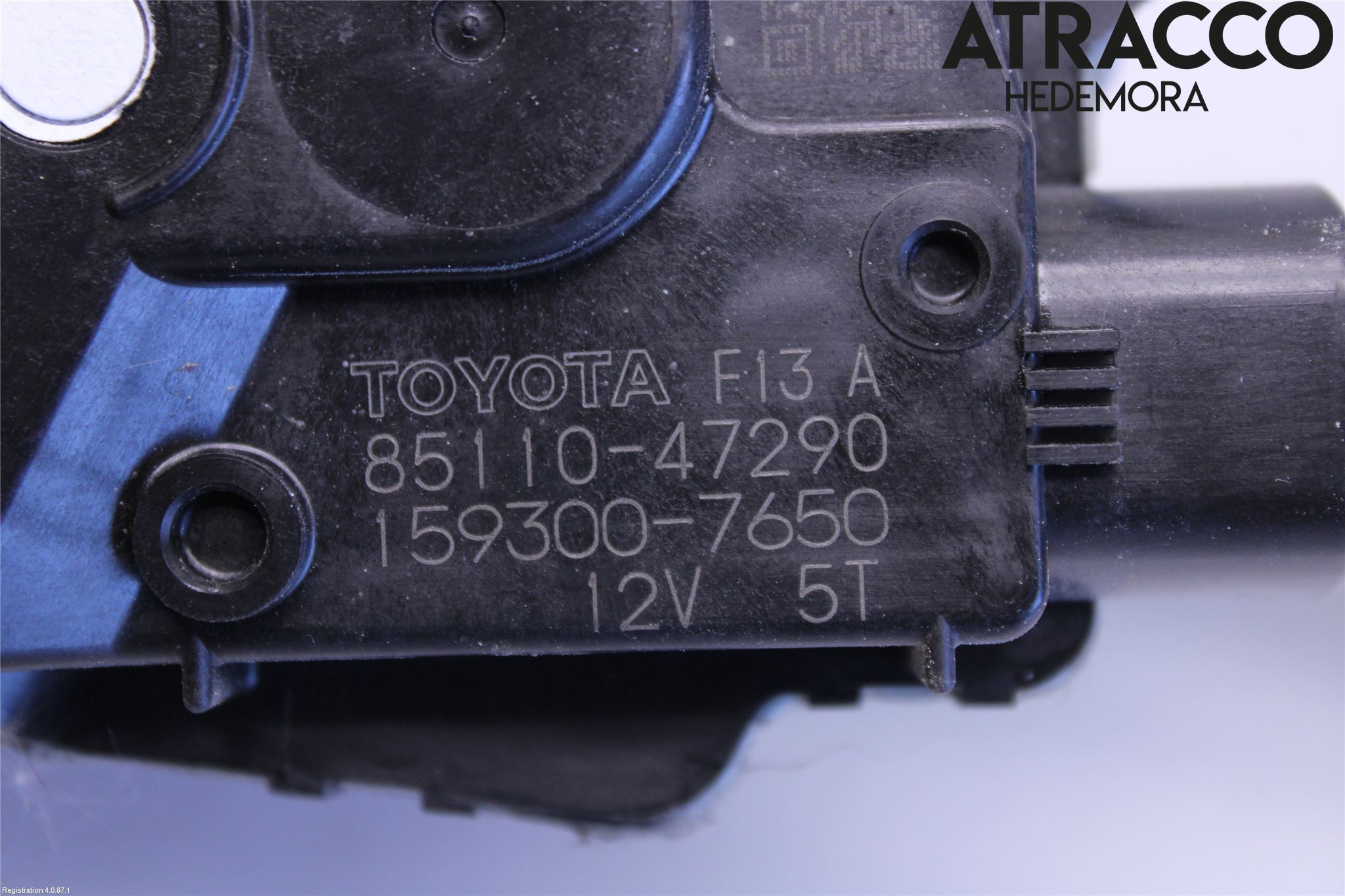 Toyota PRIUS ZVW30 09-20 Torkarmotor Vindruta