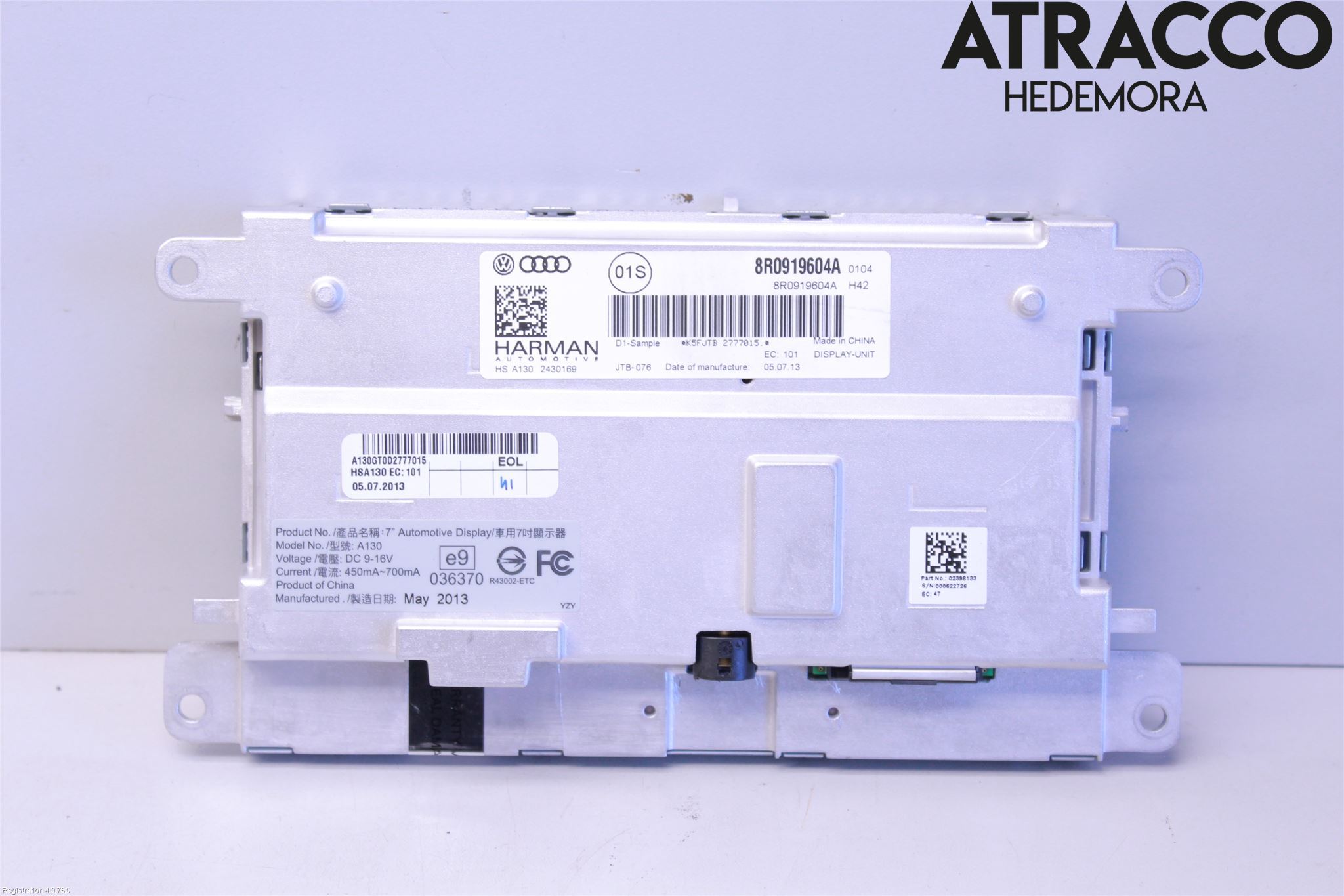 Audi Q5 09-16 Multifunktionsdisplay