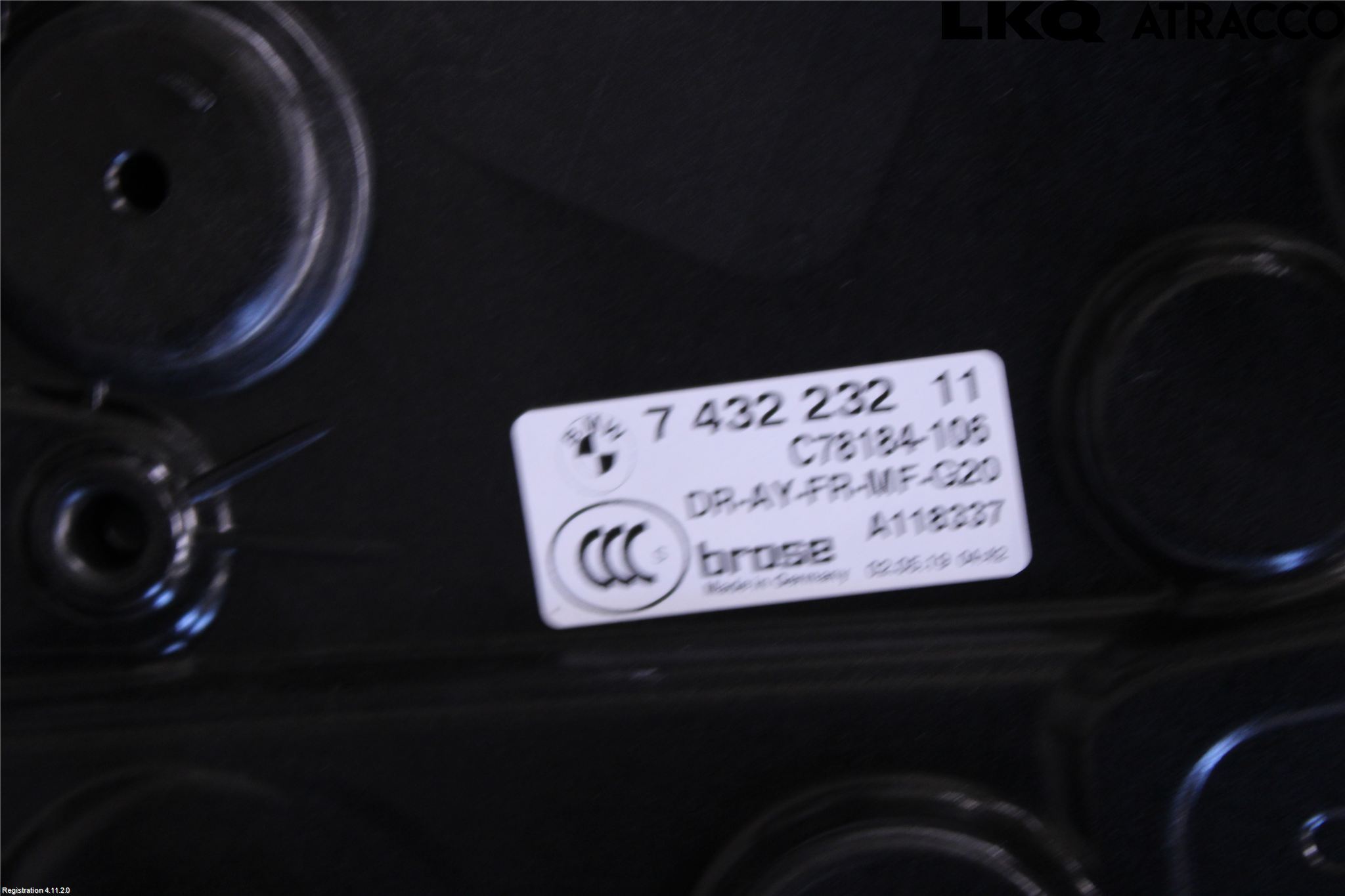 BMW 3 G20/G21/G80/G81 19- Fönsterhiss El Kompl