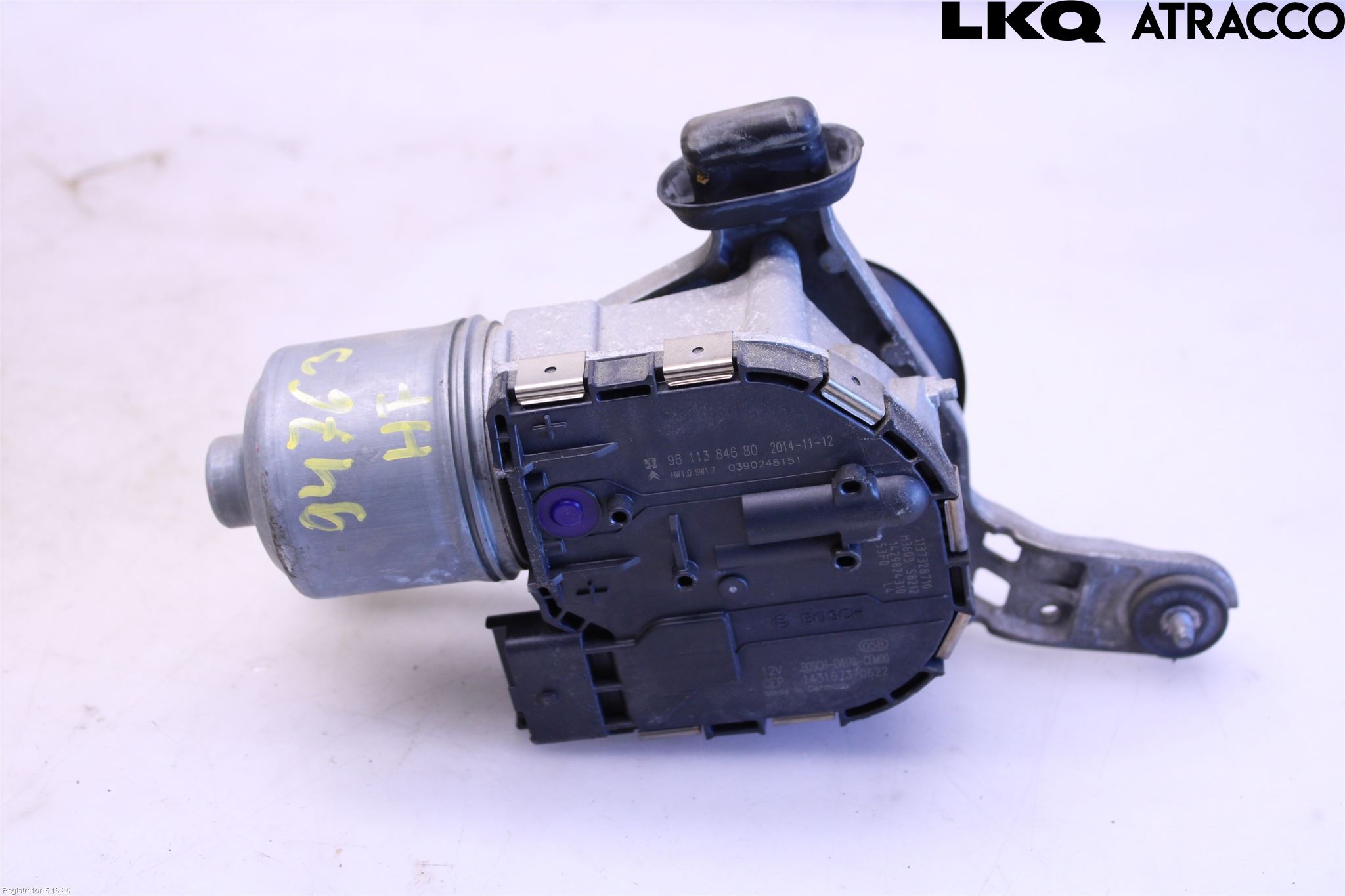 Citroen C4 PICASSO 14-18 Torkarmotor Vindruta