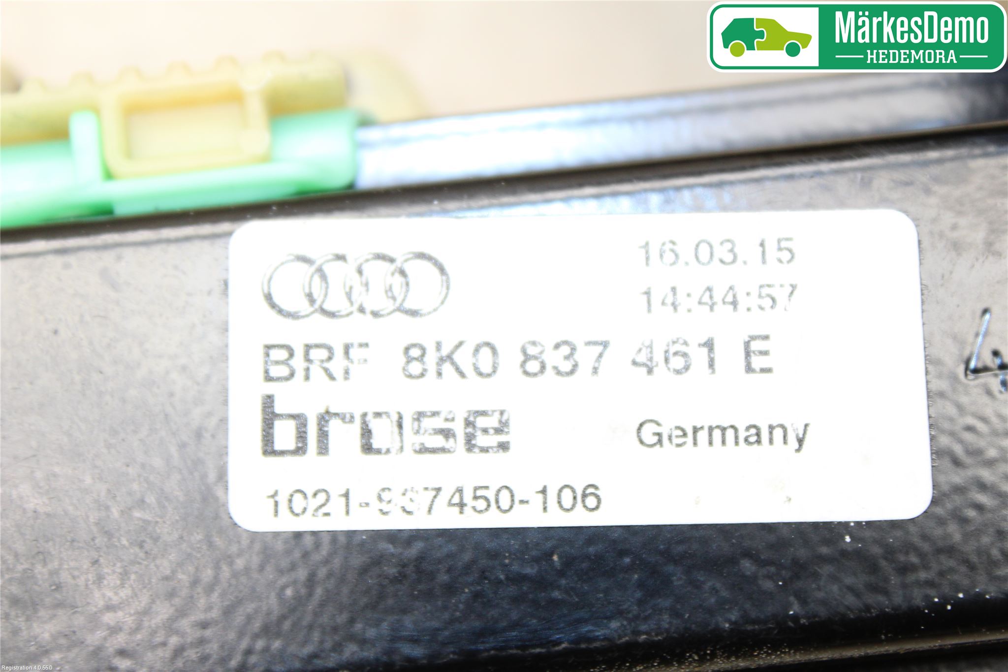 Audi A4 12-15 Fönsterhiss El Kompl