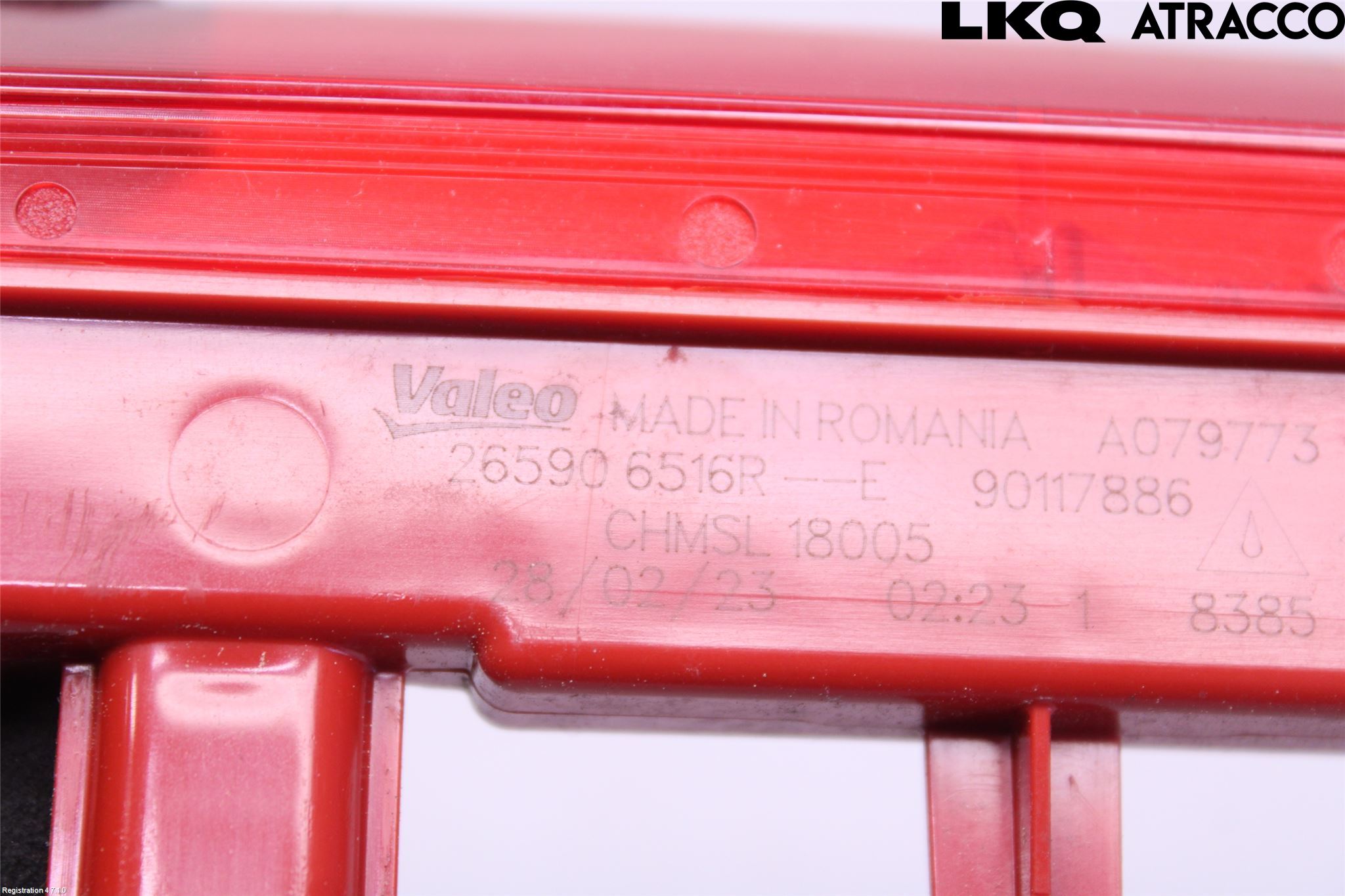 Renault CLIO/E-TECH V 20- Bromsljus Bakruta