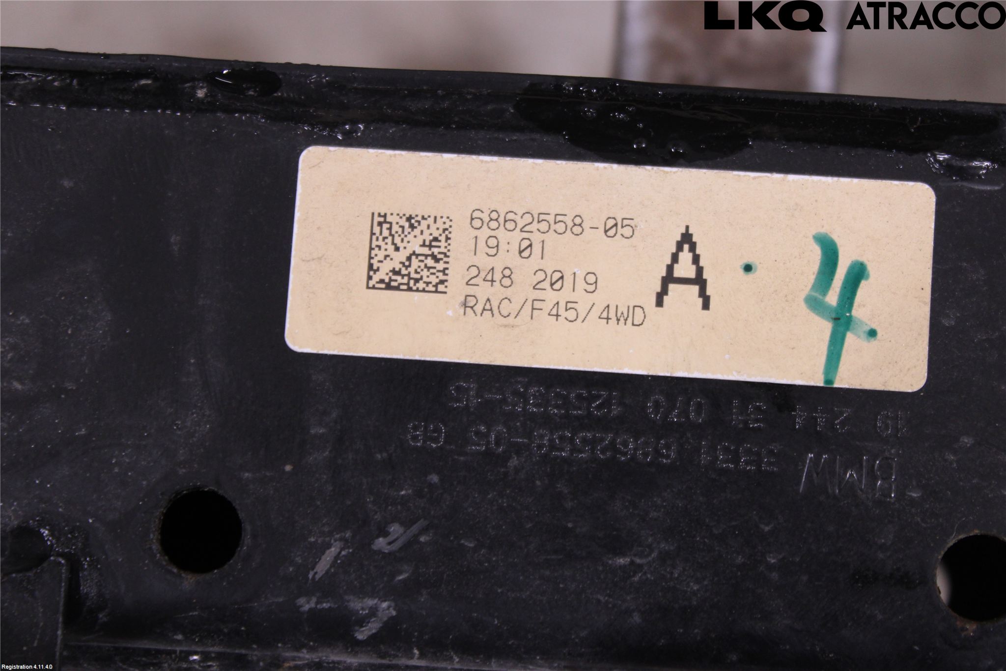 BMW 1 F40 19- Bakaxelbalk