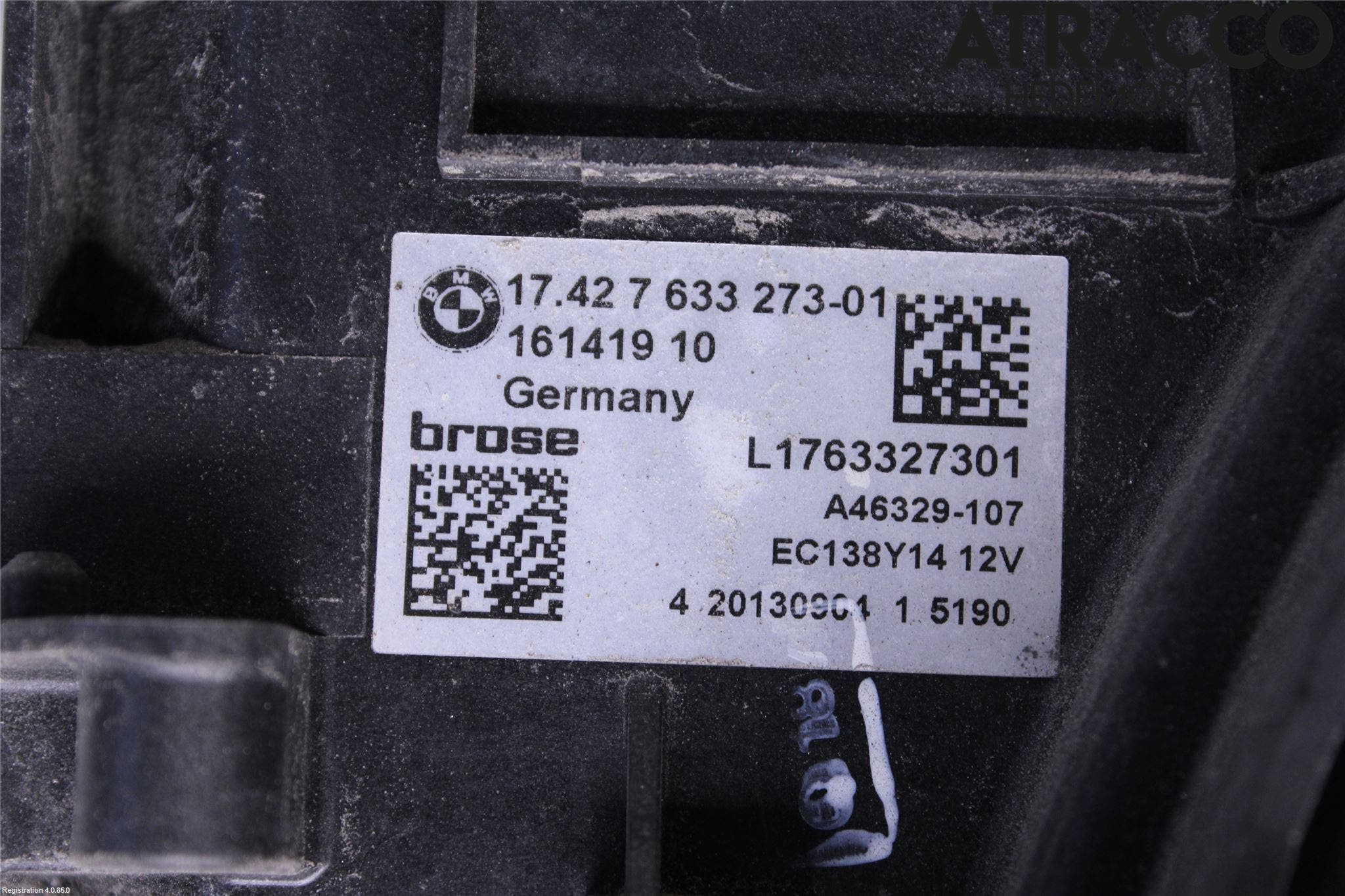 BMW 5 F10/F11/F18 09-17 Kylfläkt El