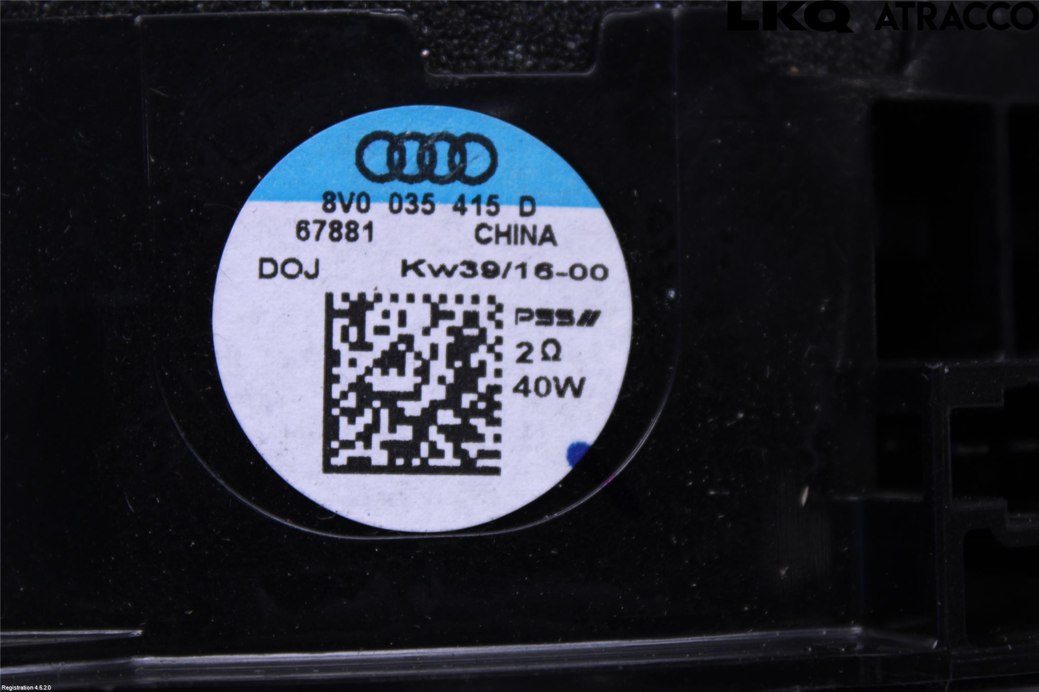 Audi A3/S3 8V 13-20 Högtalare