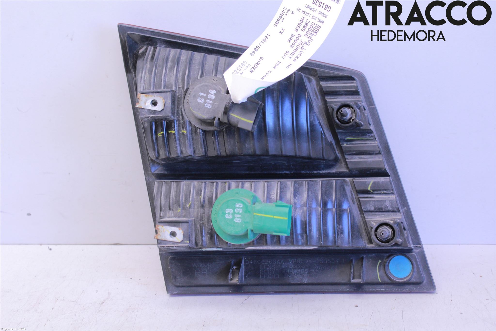 Dodge JOURNEY Bakljus Lucka Hö