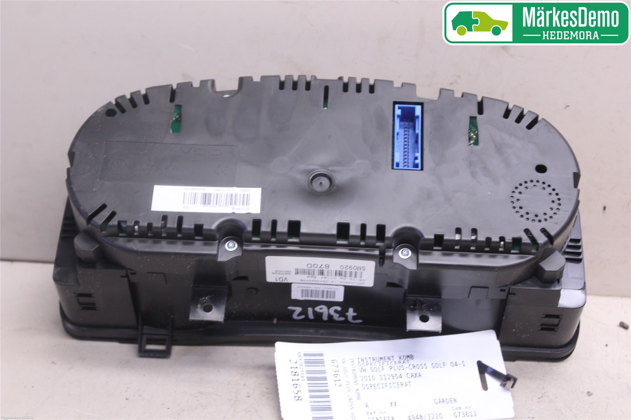 Volkswagen VW GOLF PLUS/CROSS GOLF 04-14 Instrument Komb