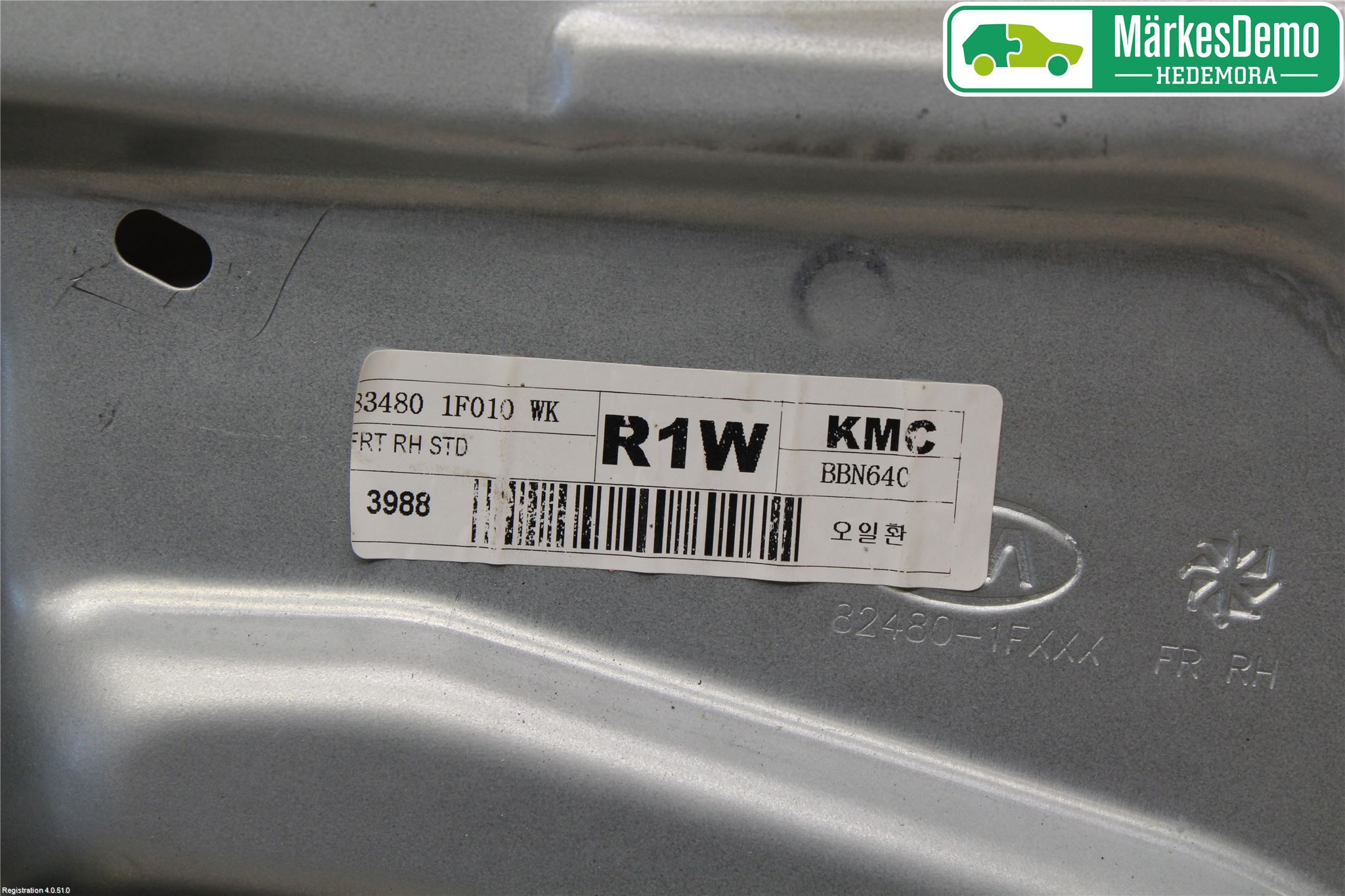 Kia SPORTAGE (JE) 05-10 Fönsterhiss El Kompl