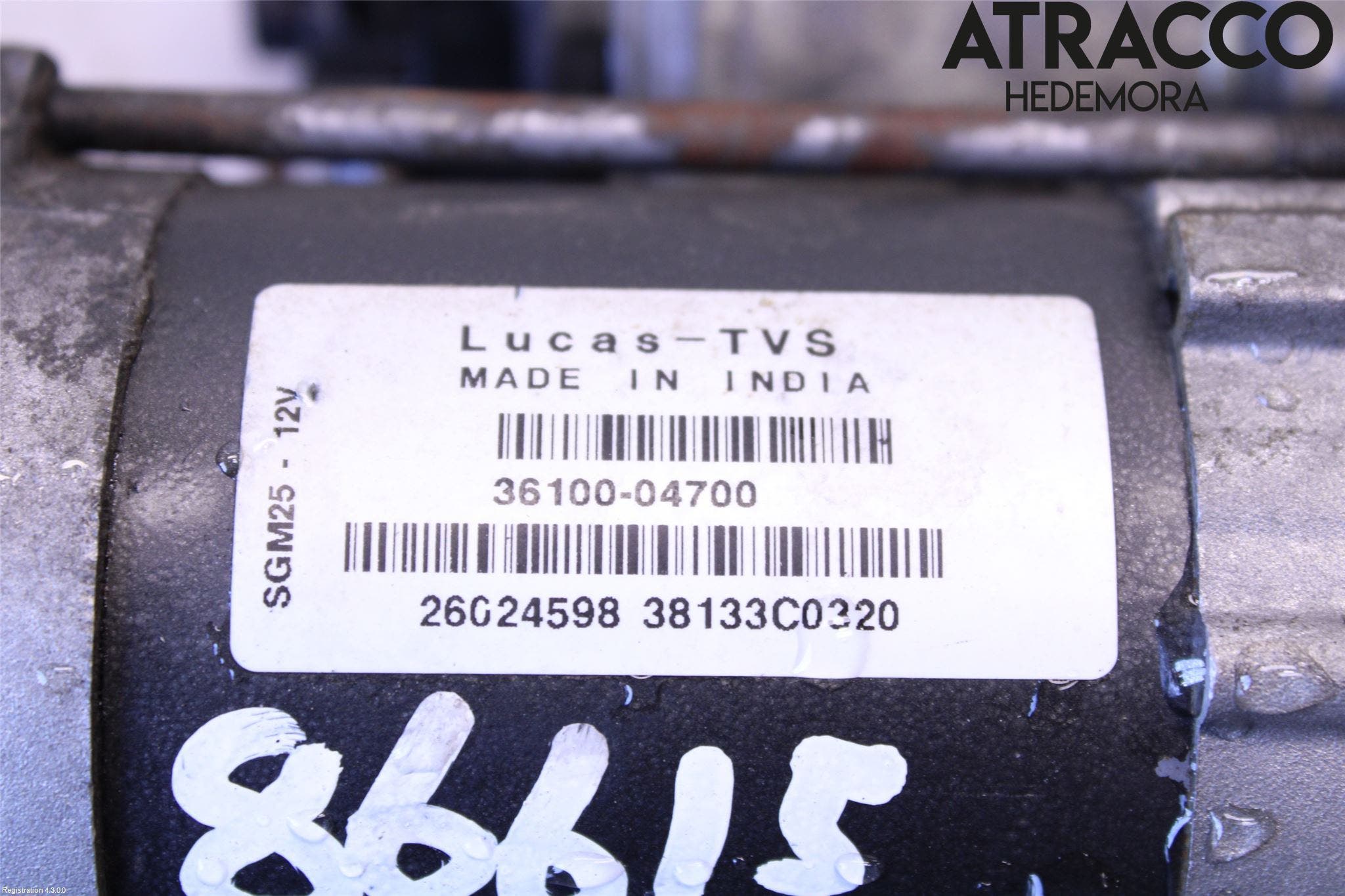 Hyundai i10 BA 14-16 Startmotor