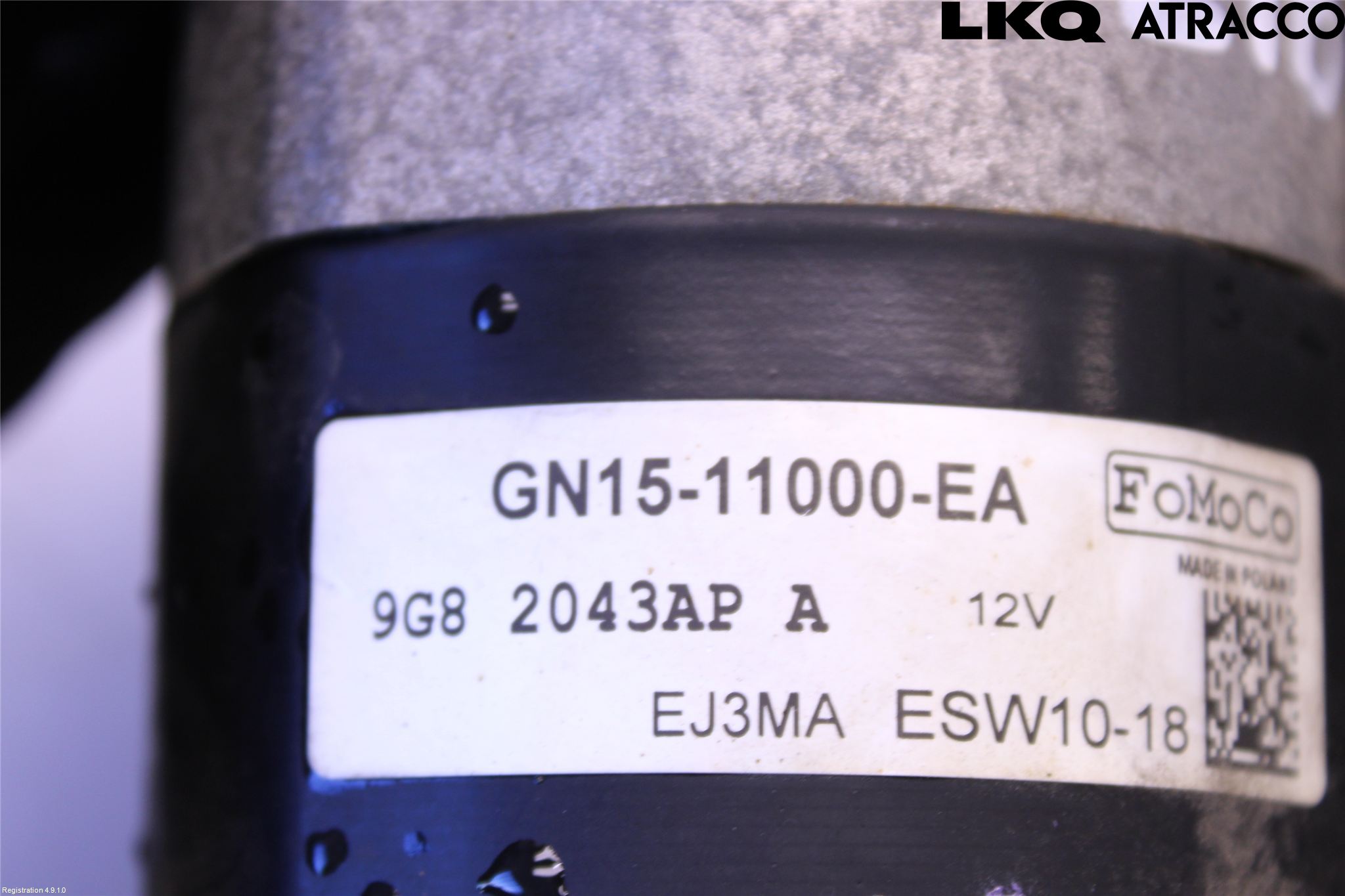 Ford ECOSPORT 17- Startmotor