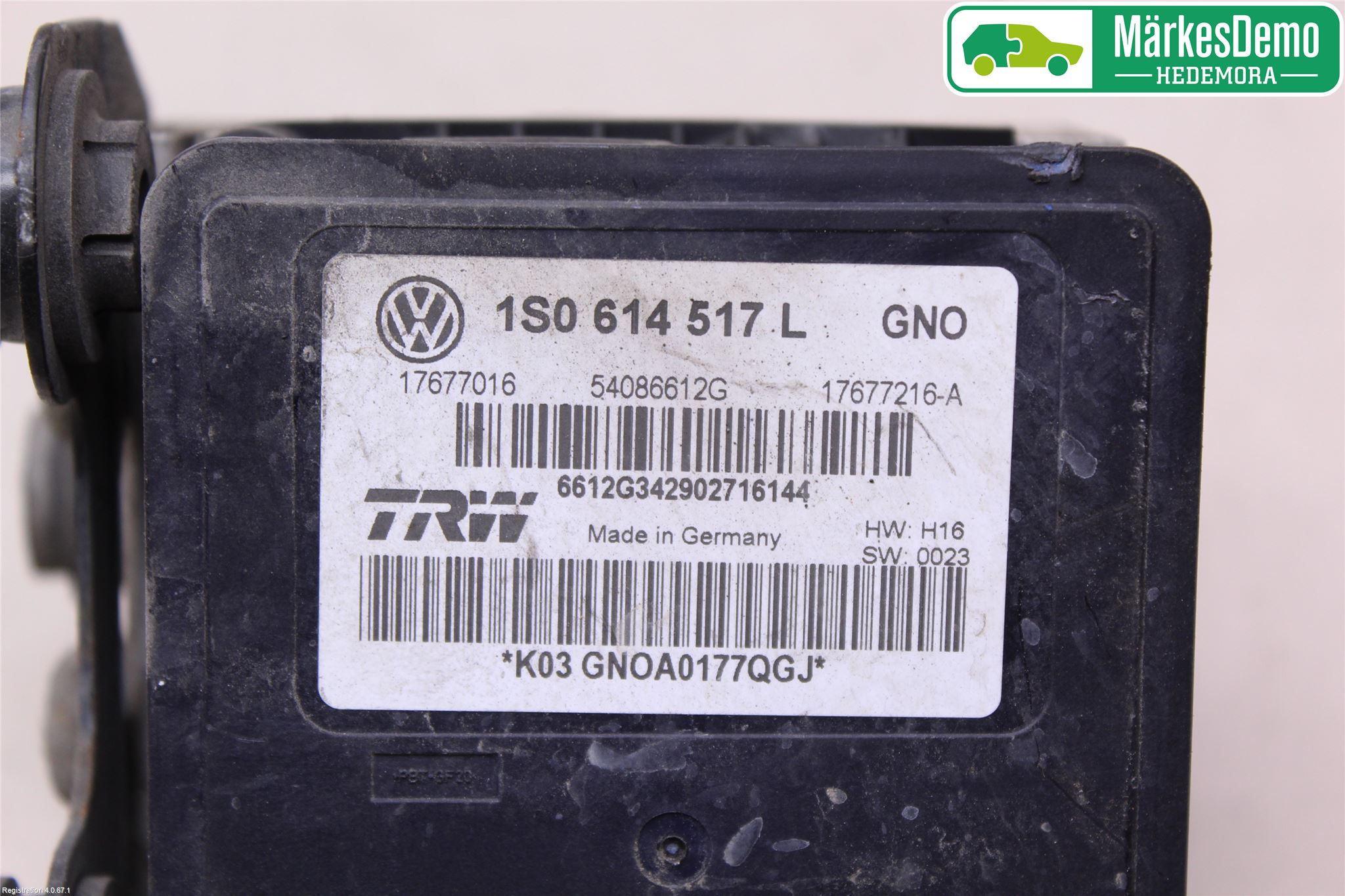 Volkswagen VW UP! / E-UP! Abs Hydraulaggregat