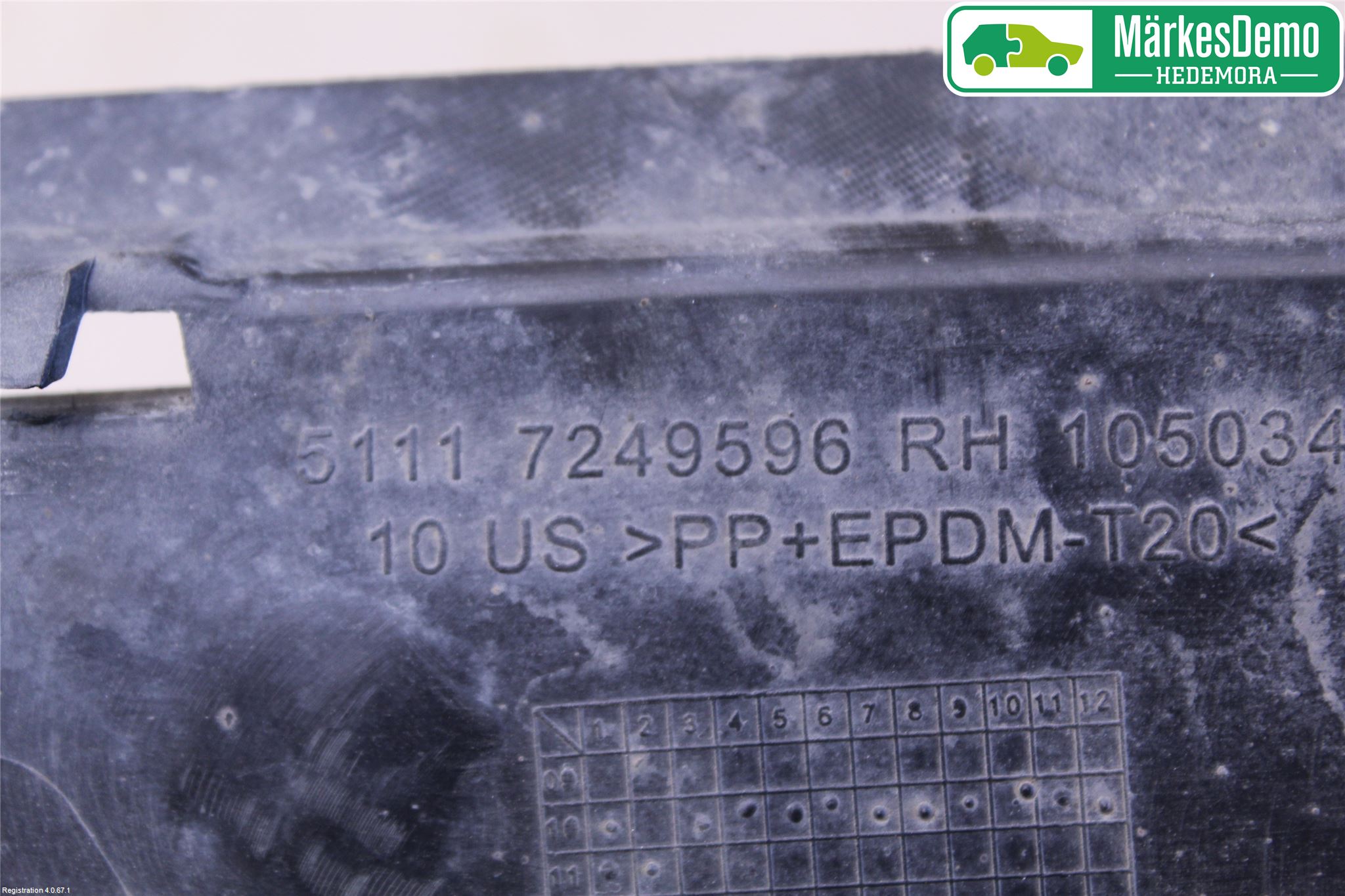 BMW X3 F25 10-17 Stöt Utfyllnad-List-Grill