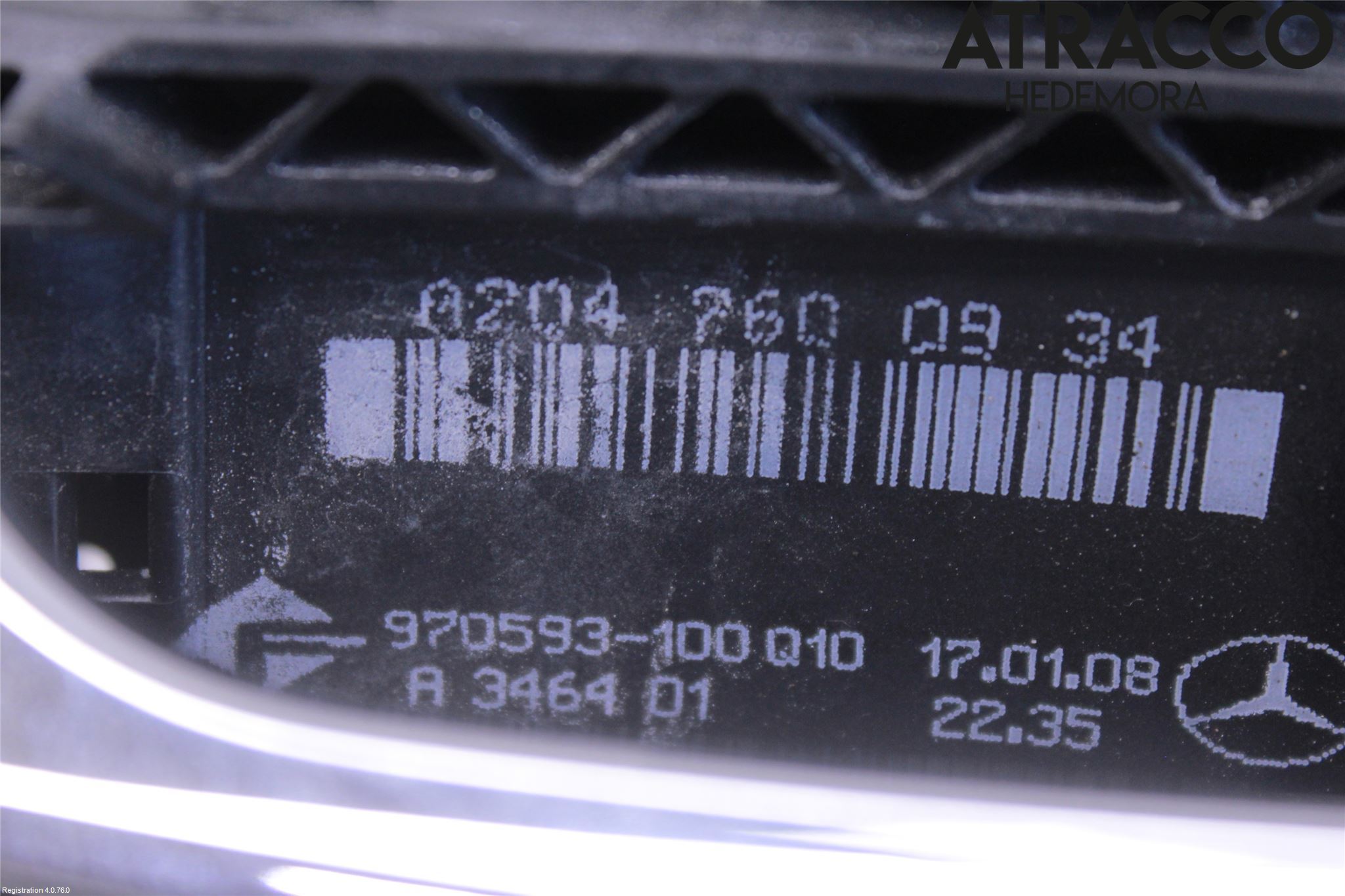 Mercedes-Benz MB C-KLASS (W204) 07-15 Dörrhandtag Yttre Vä