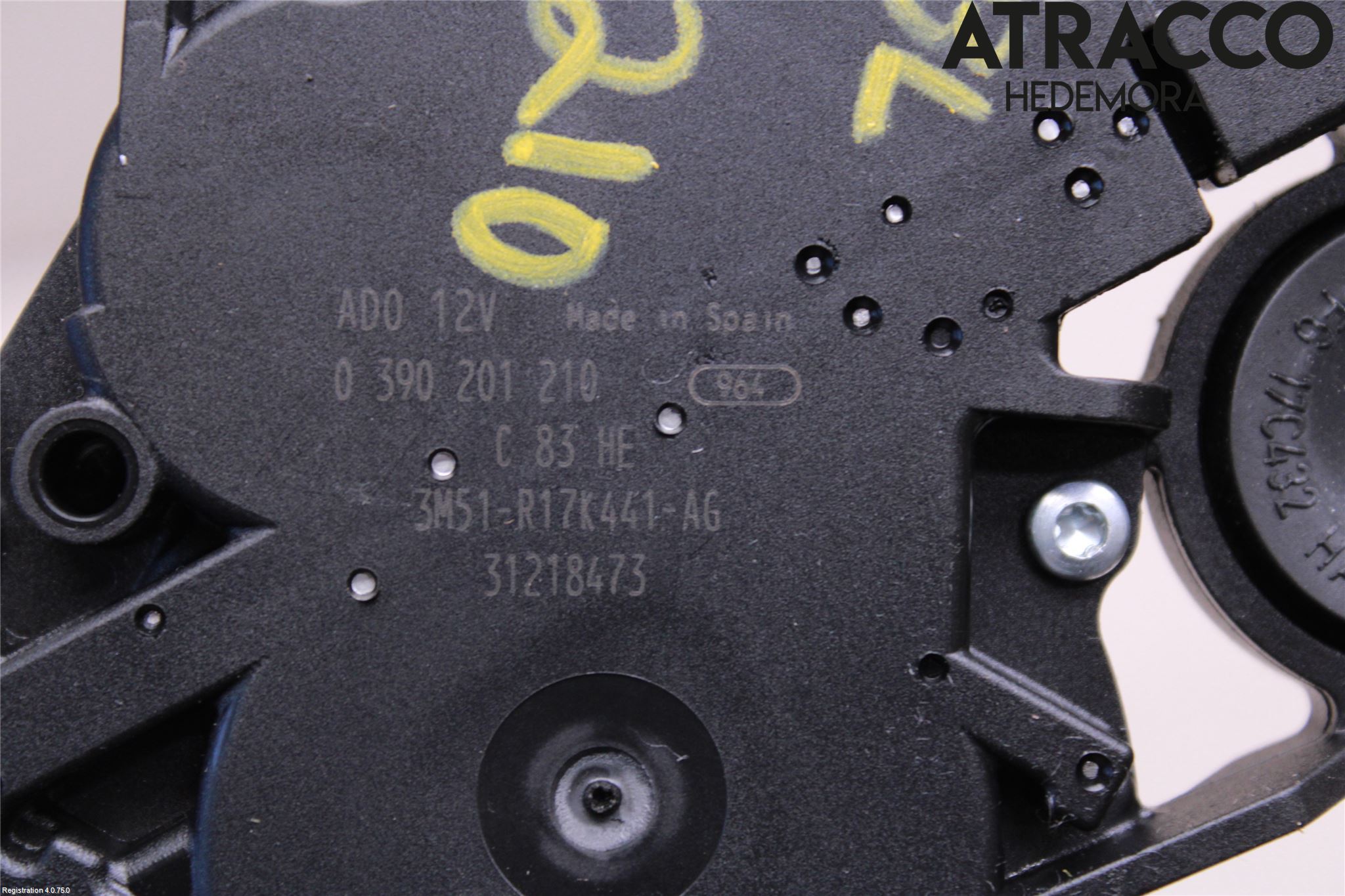 Volvo V50 08-12 Torkarmotor Baklucka