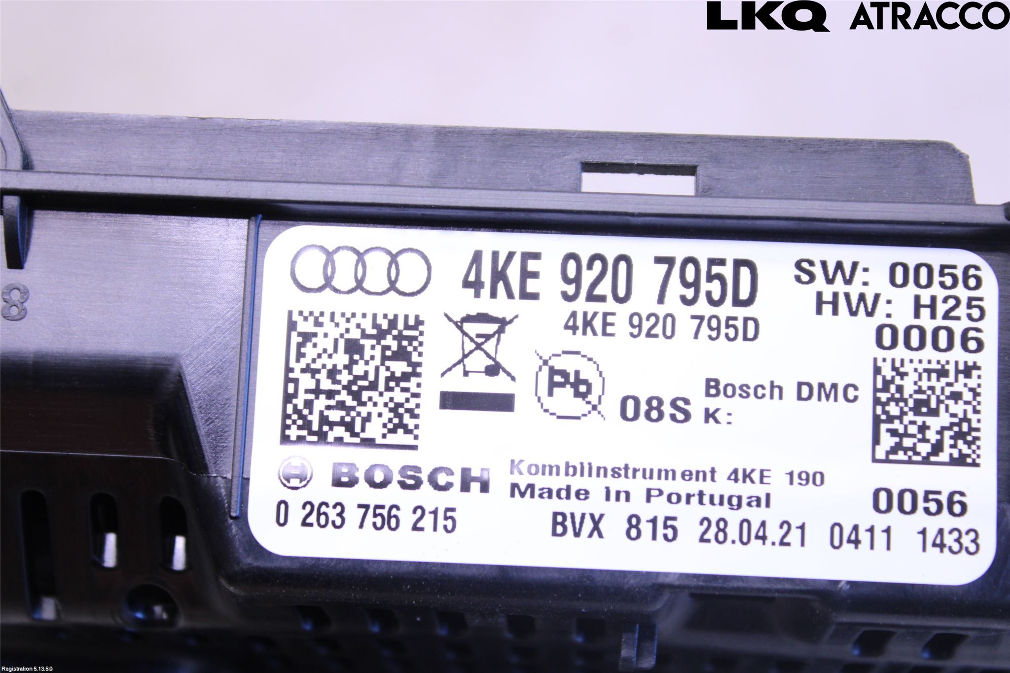 Audi E-TRON, S GE 19- Instrument Komb