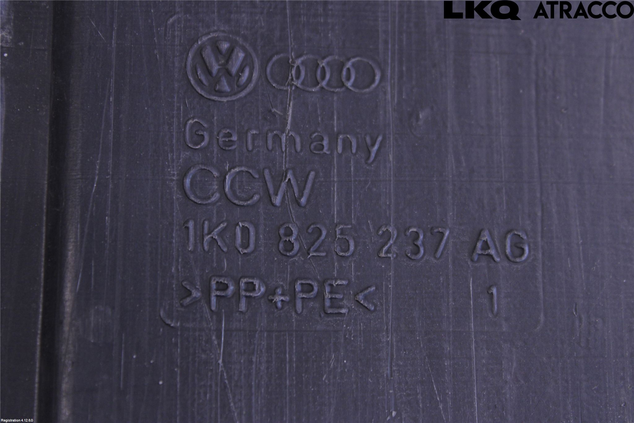 Audi A3/S3 05-13 Hasplåt Plåt-Plast