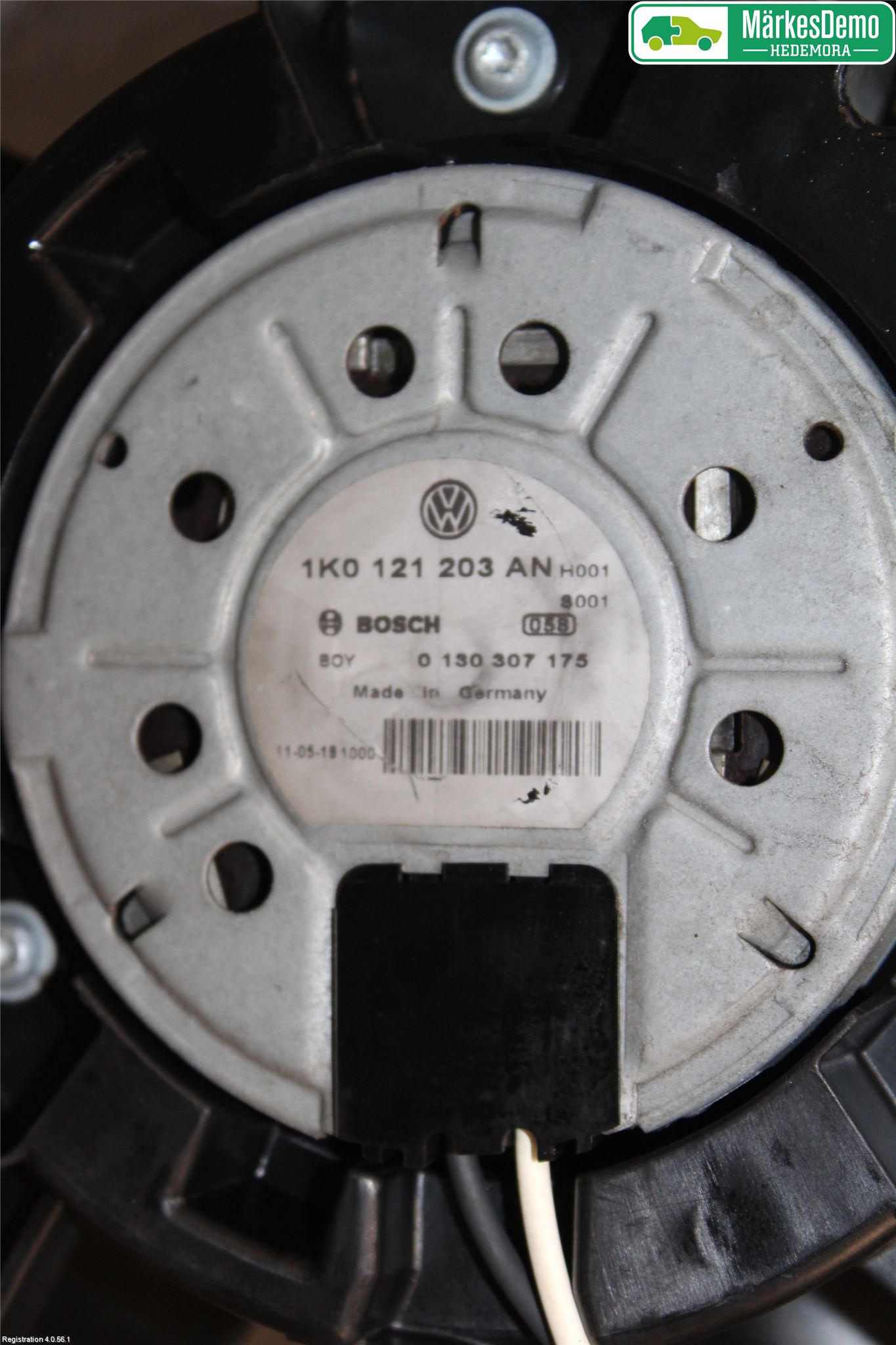 Volkswagen VW TOURAN 10-15 Kylfläkt El