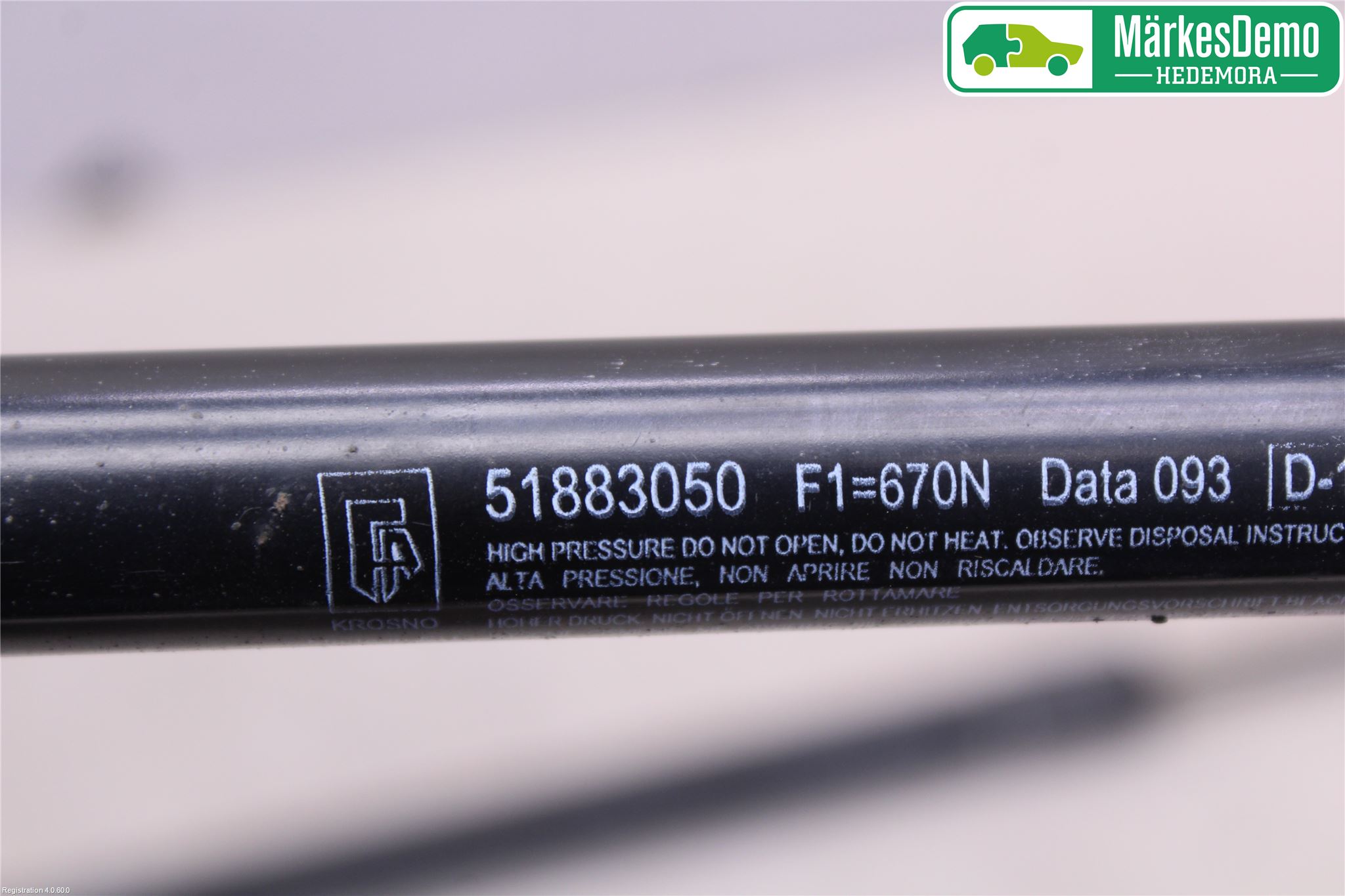 Fiat 500L 13-19 Gasfjäder Baklucka