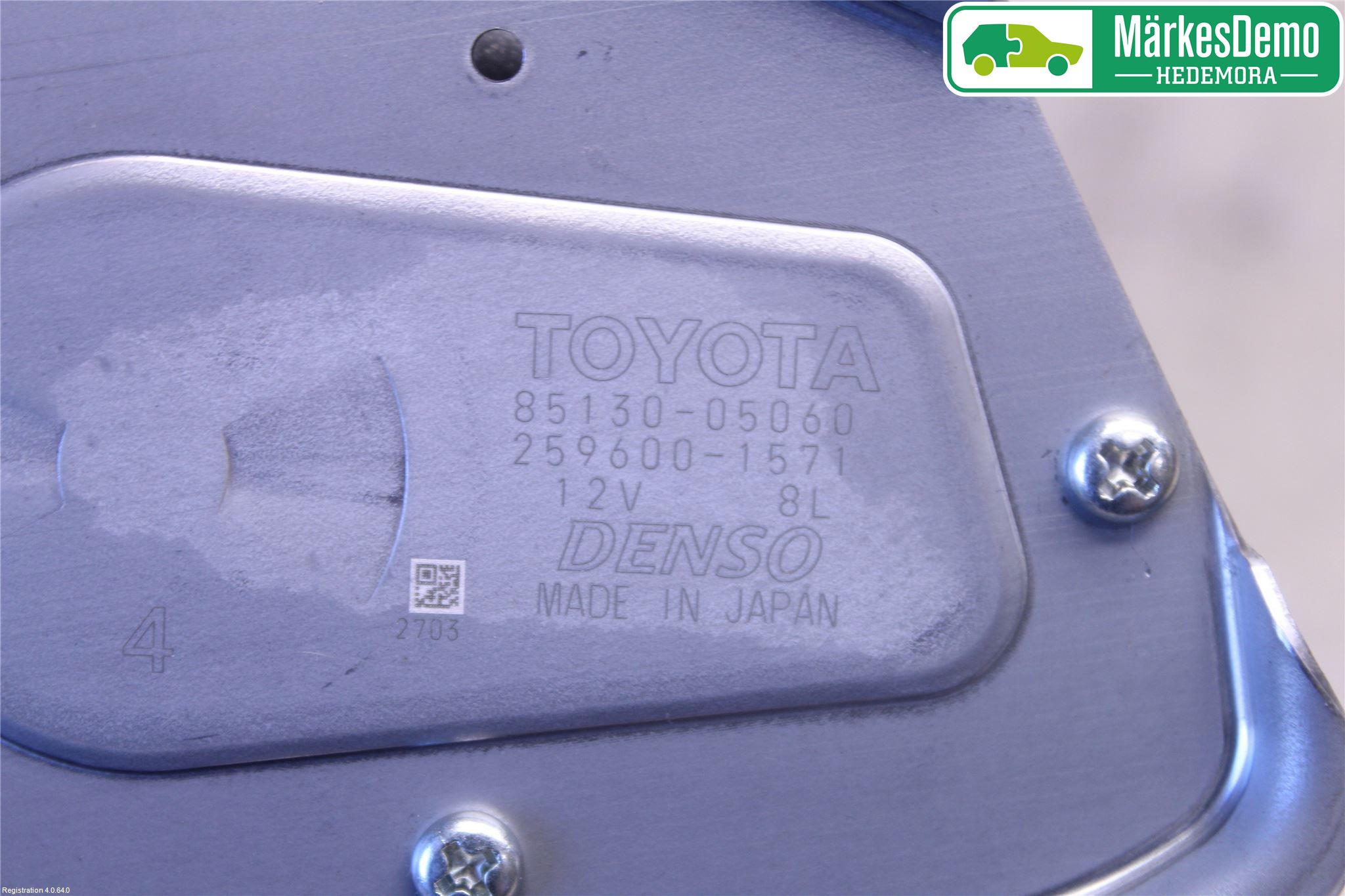 Toyota AVENSIS 09-15 Torkarmotor Baklucka