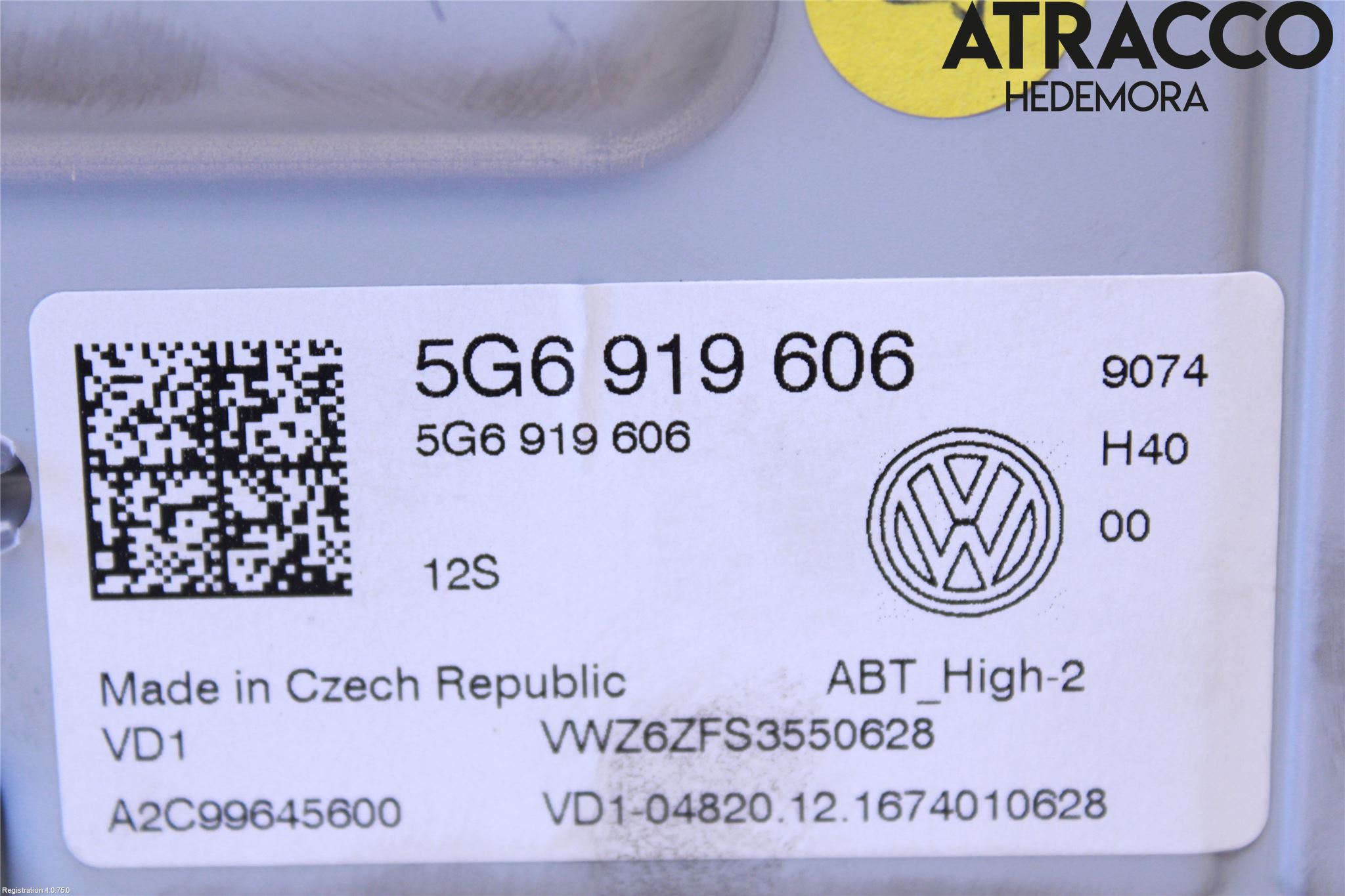 Volkswagen VW GOLF / E-GOLF VII 13-20 Cd Radio - Multimediapanel