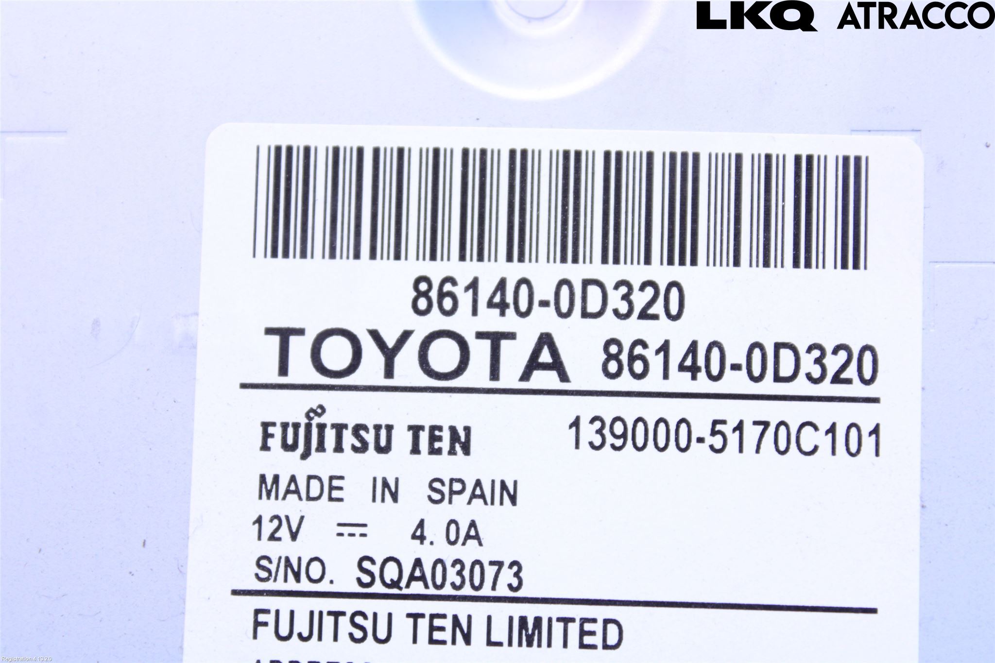 Toyota YARIS XP130 15-20 Cd Radio - Multimediapanel