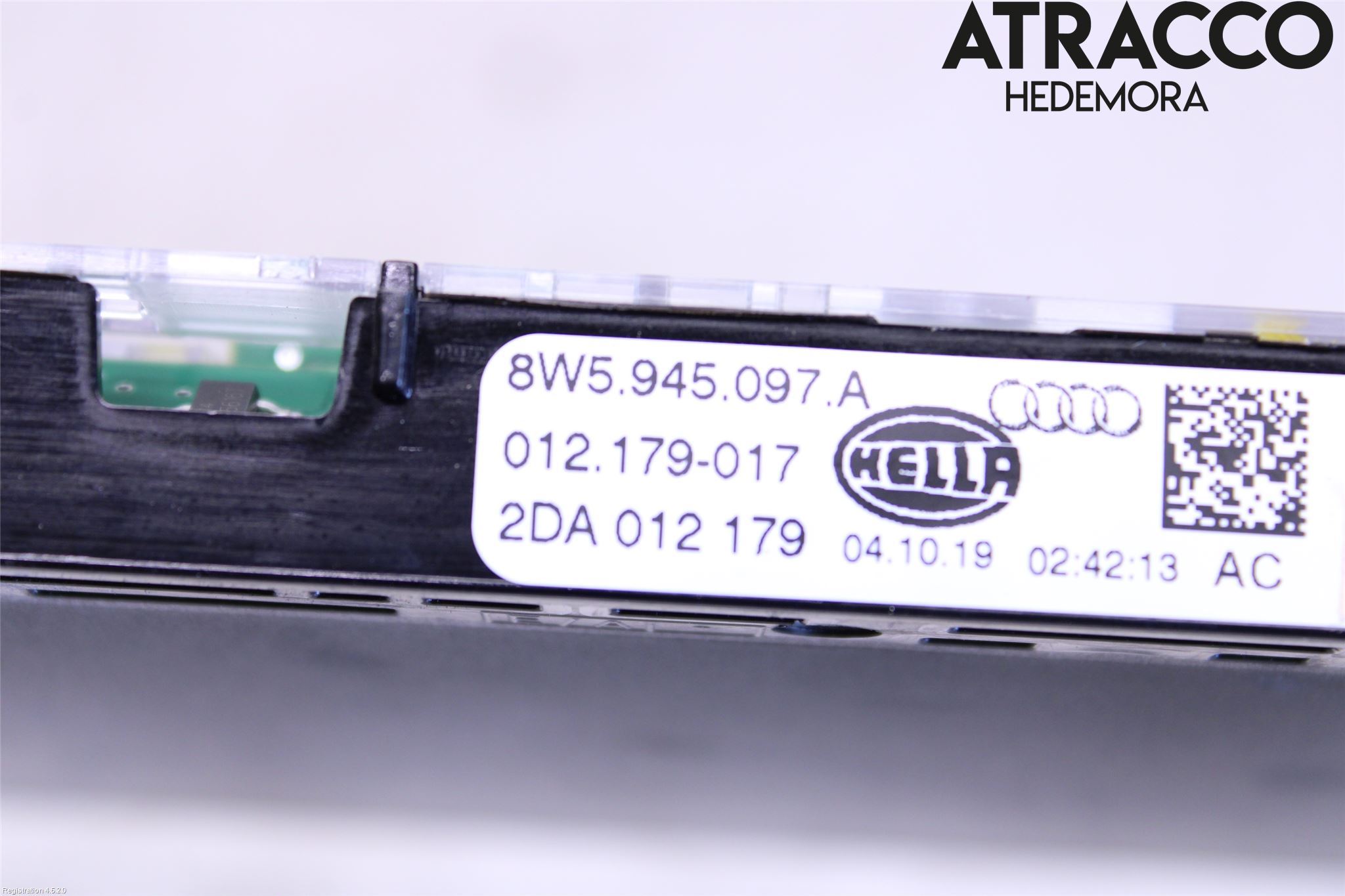 Audi A4/S4 B9 16-19 Bromsljus Bakruta