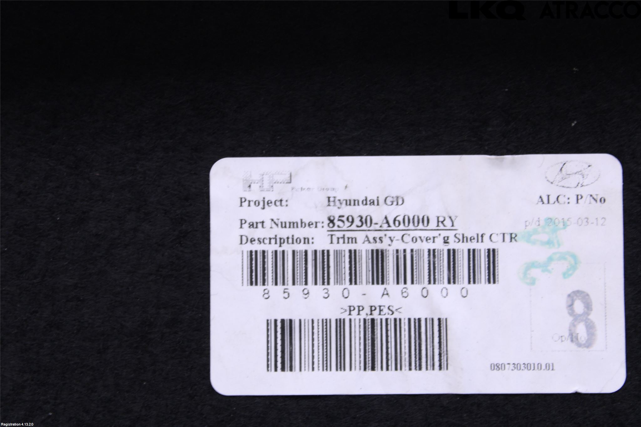 Hyundai i30 GD 13-17 Hatthylla