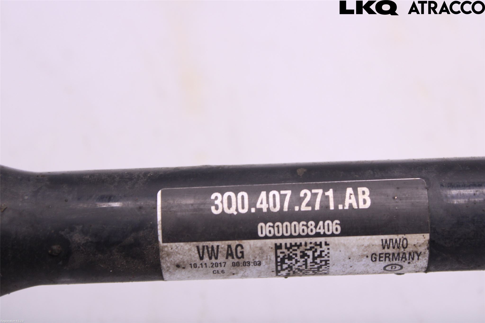 Volkswagen VW TIGUAN 16-24 Drivaxel Fram Vänster