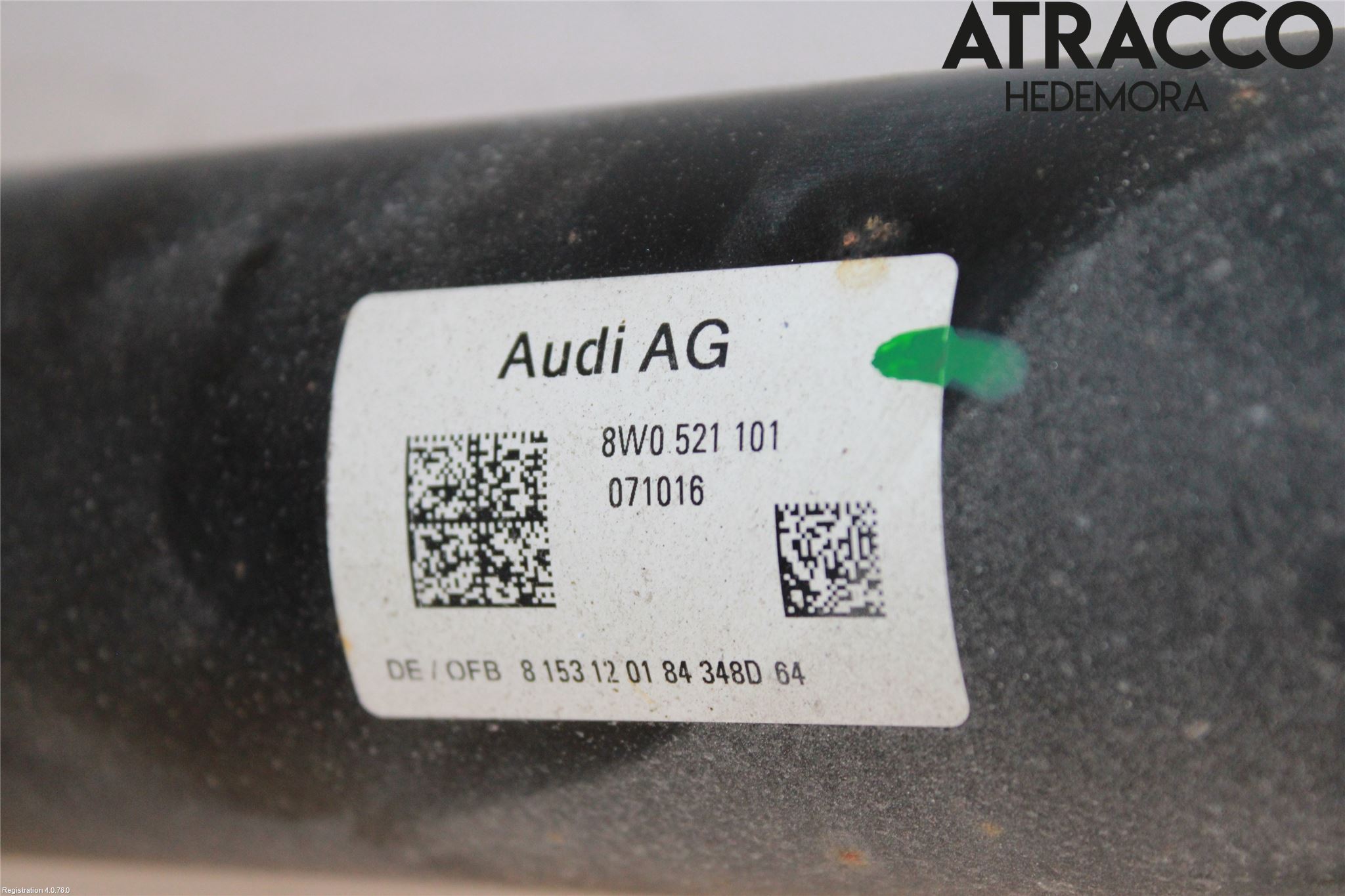 Audi A4/S4 B9 16-19 Mellanaxel Komp