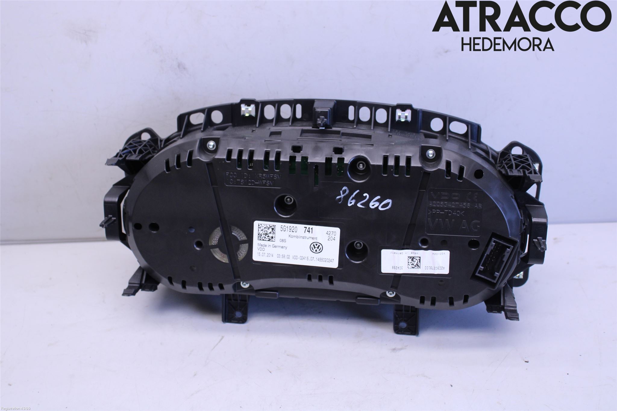 Volkswagen VW GOLF / E-GOLF VII 13-20 Instrument Komb