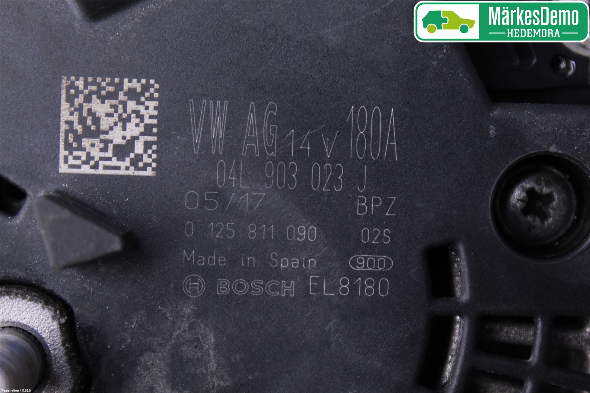 Volkswagen VW TIGUAN 16-24 Generator