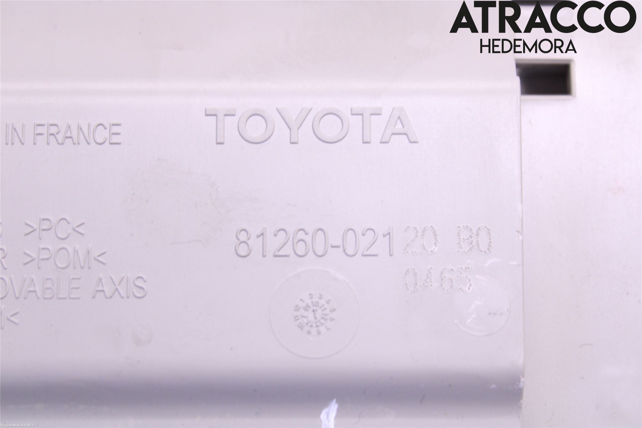 Toyota AURIS 10-12 Innerbelysning