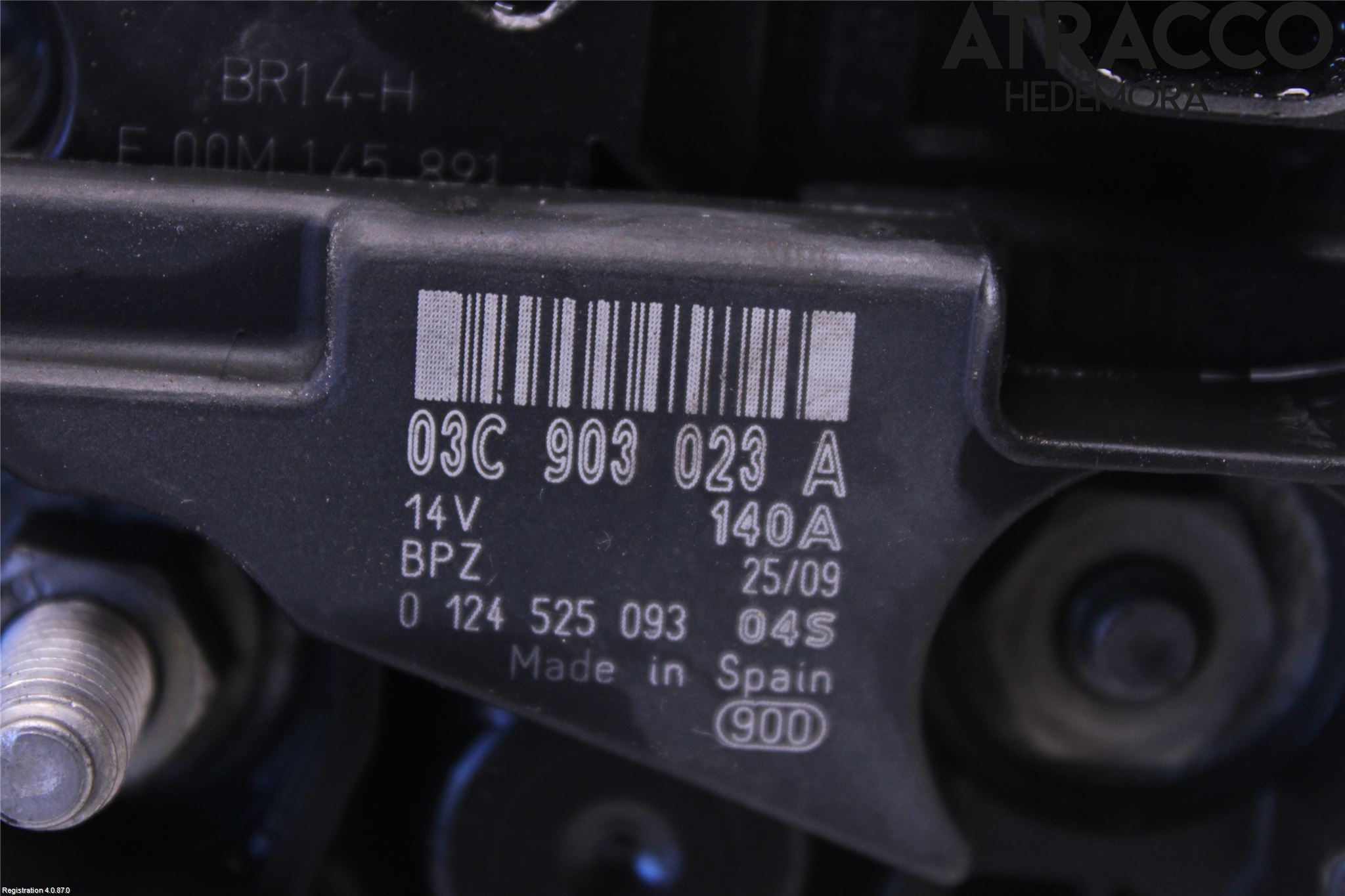 Volkswagen VW GOLF VI 09-13 Generator