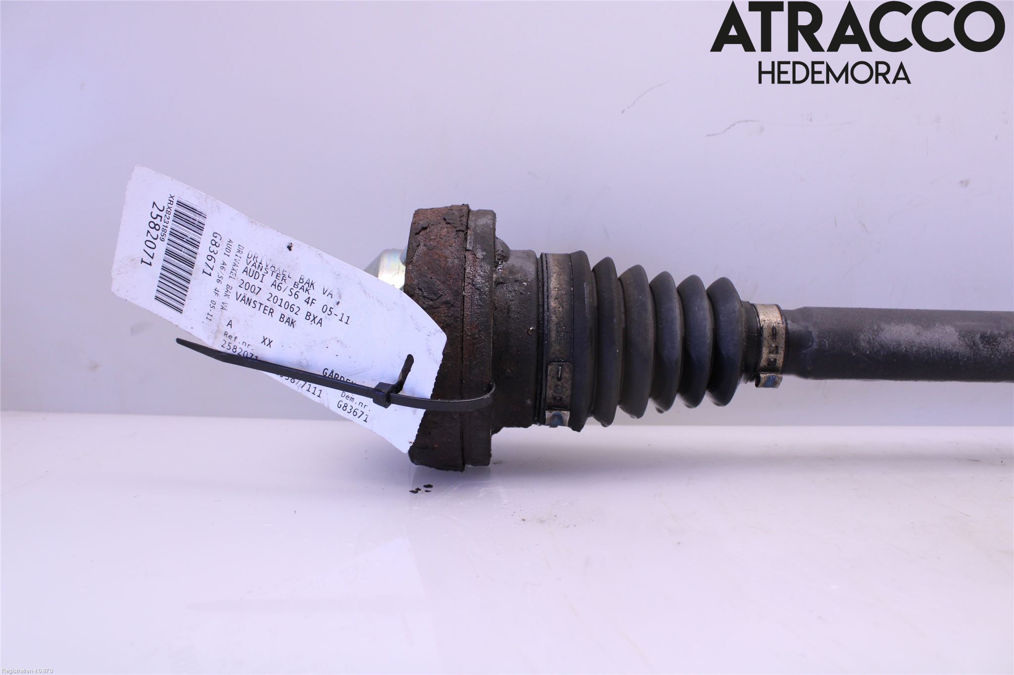 Audi A6/S6     05-11 Drivaxel Bak Vänster