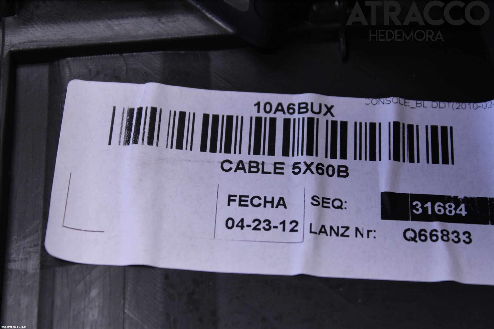 Nissan NAVARA 05-16 Inr Tunnelfack