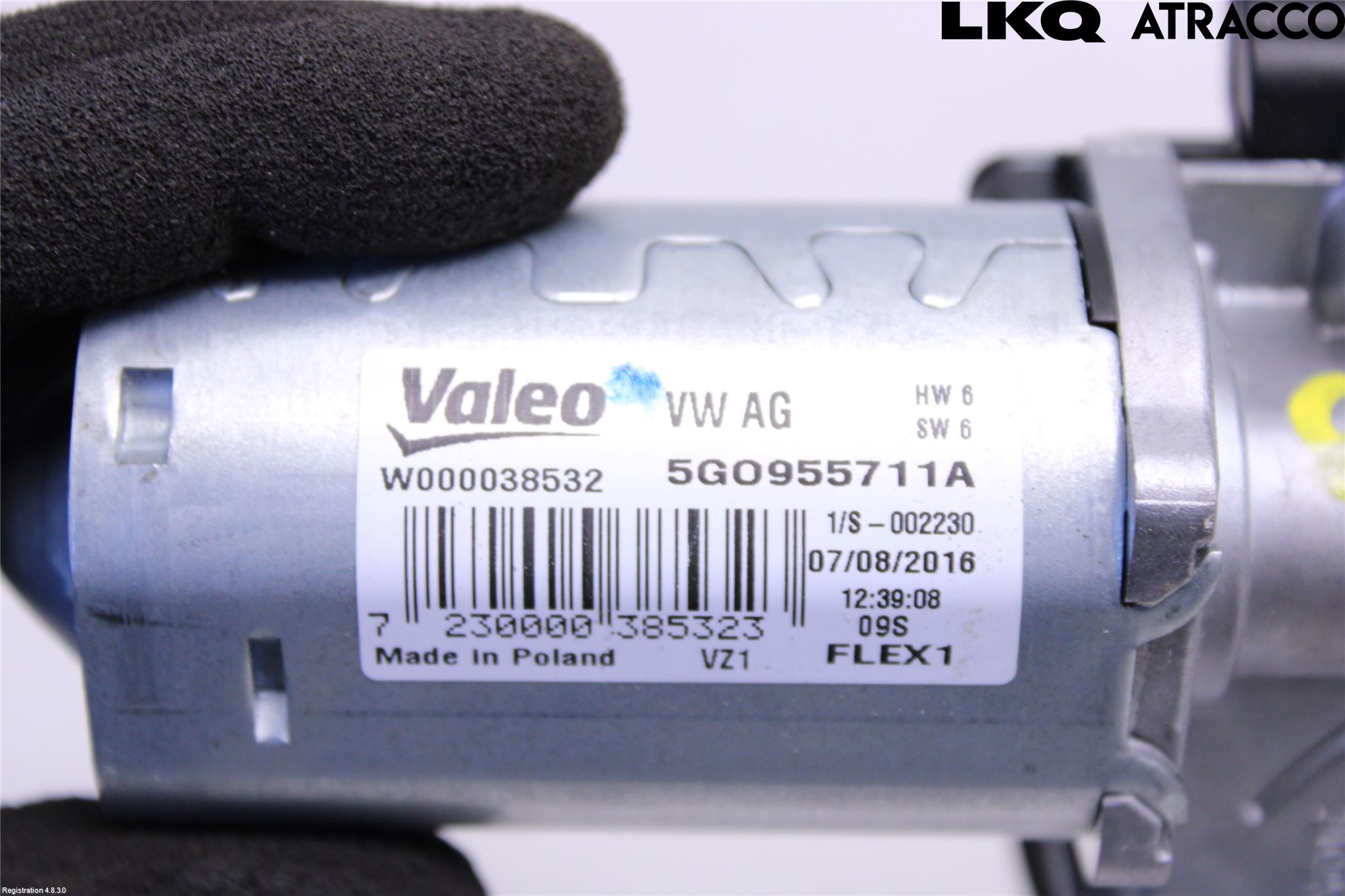 Volkswagen VW PASSAT 15-19 Torkarmotor Baklucka