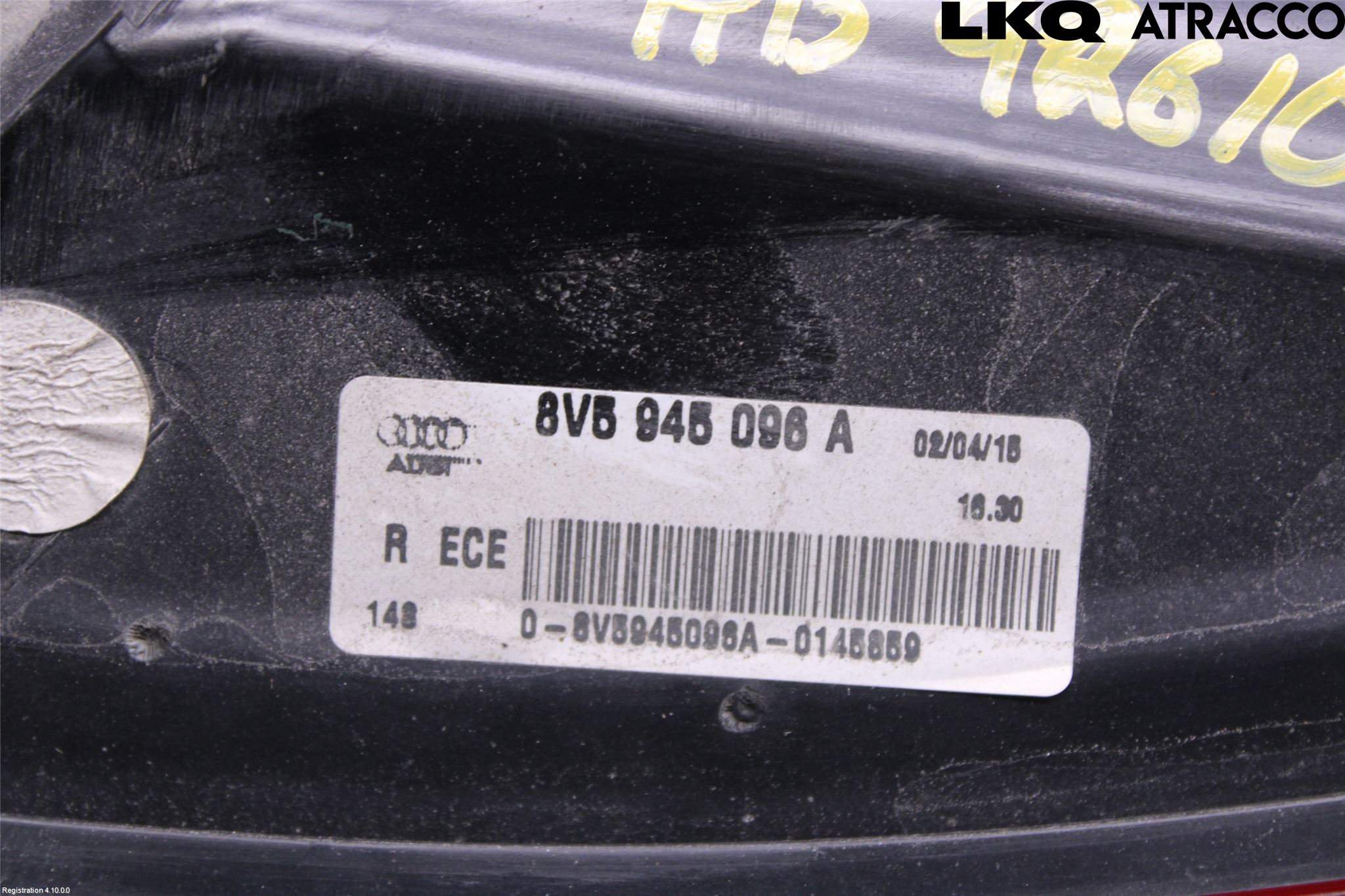 Audi A3/S3 8V 13-20 Bakljus Höger