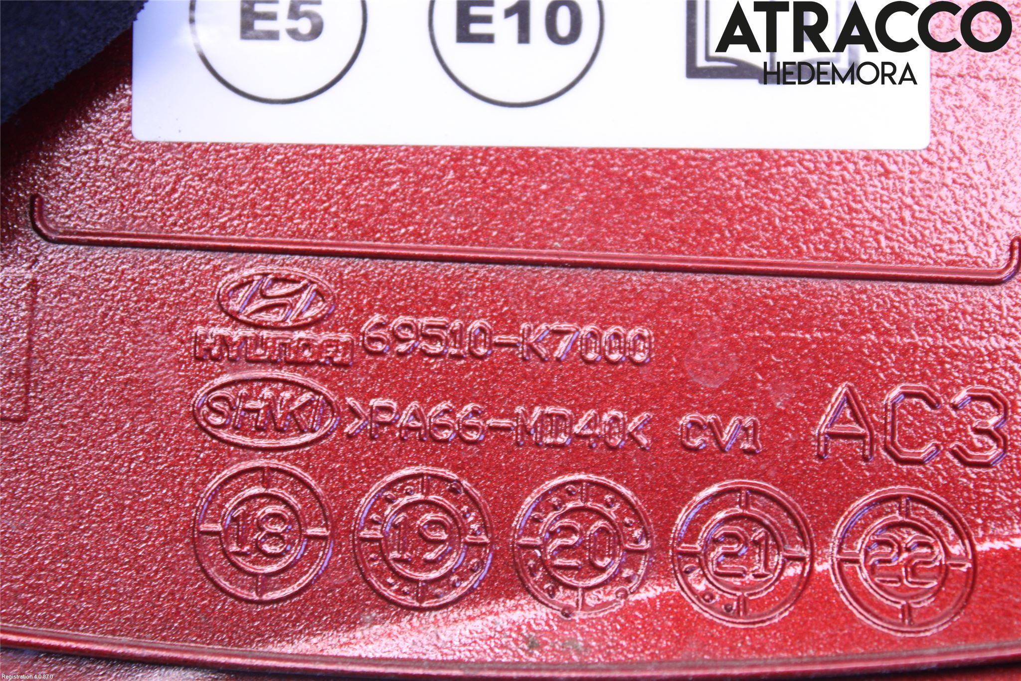 Hyundai i10 LA 20- Tanklucka