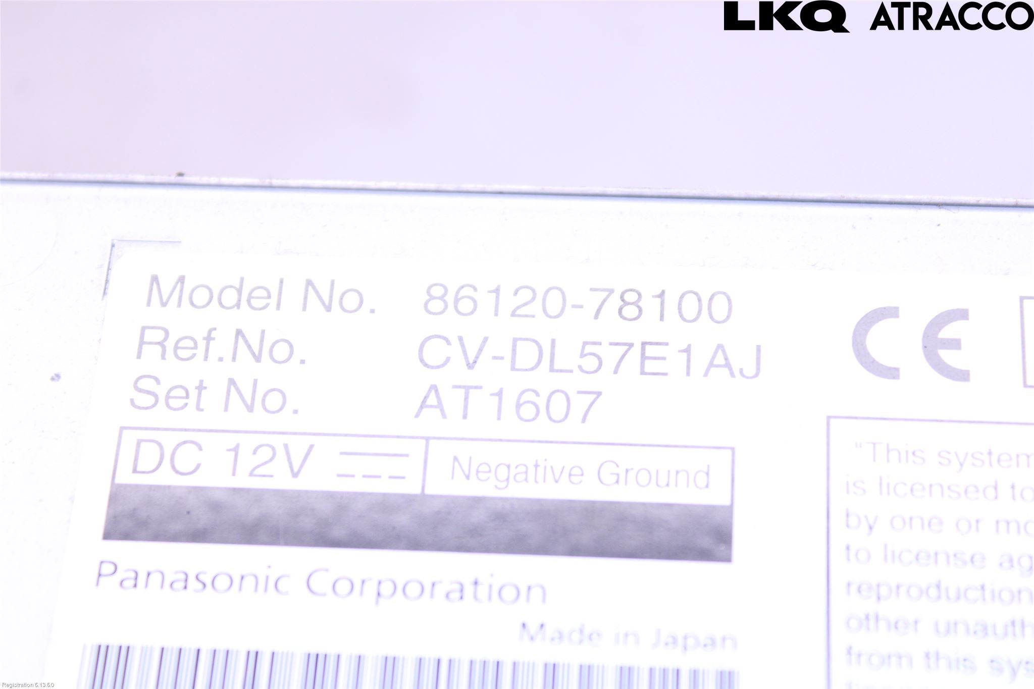 Lexus NX 300h 15-21 Cd Radio - Multimediapanel